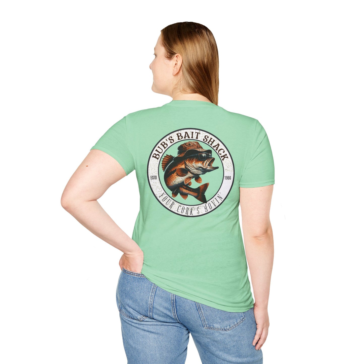 Classic BBS Unisex T-Shirt with Image on Back