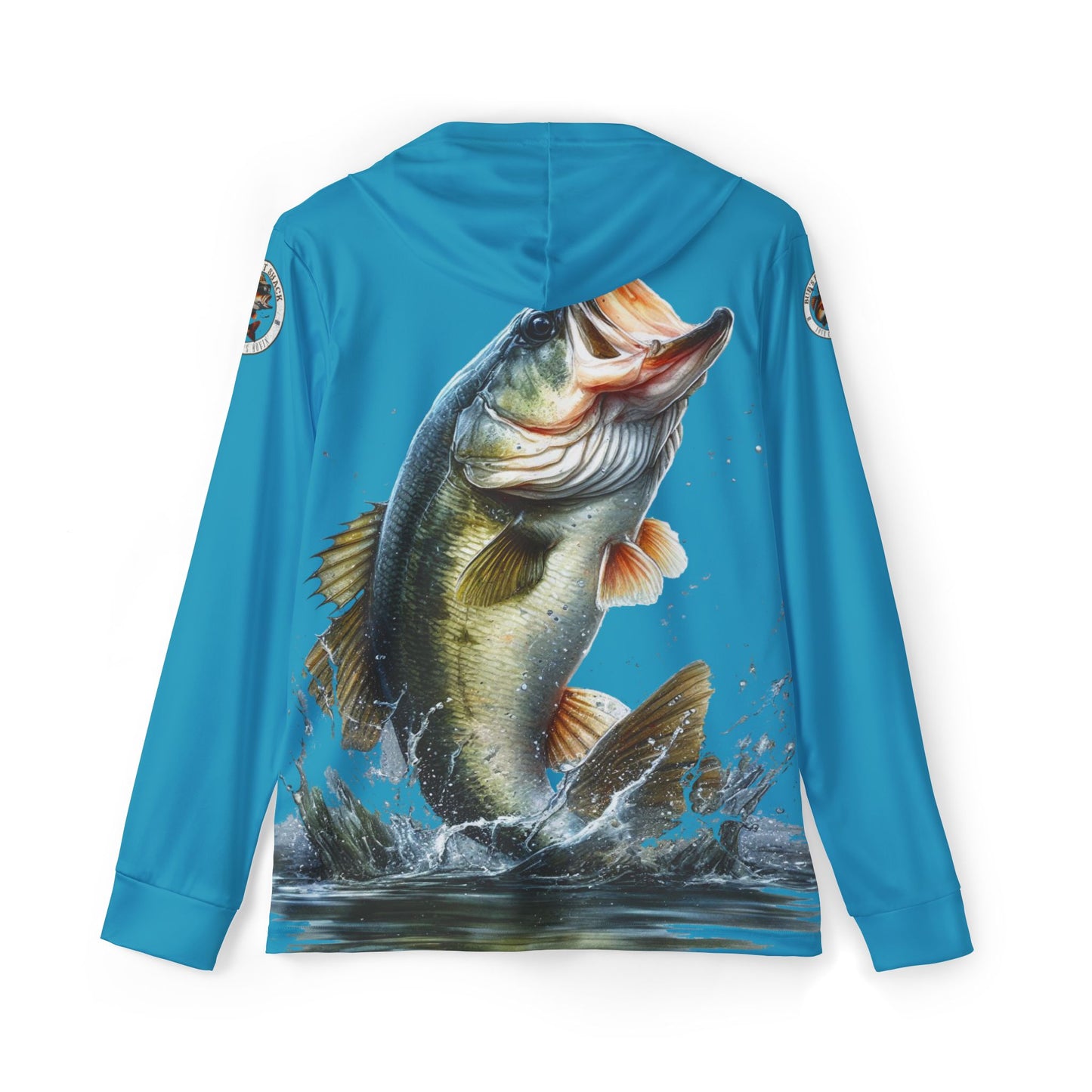 Jumping Bass Men's Sports Warmup Hoodie (AOP)