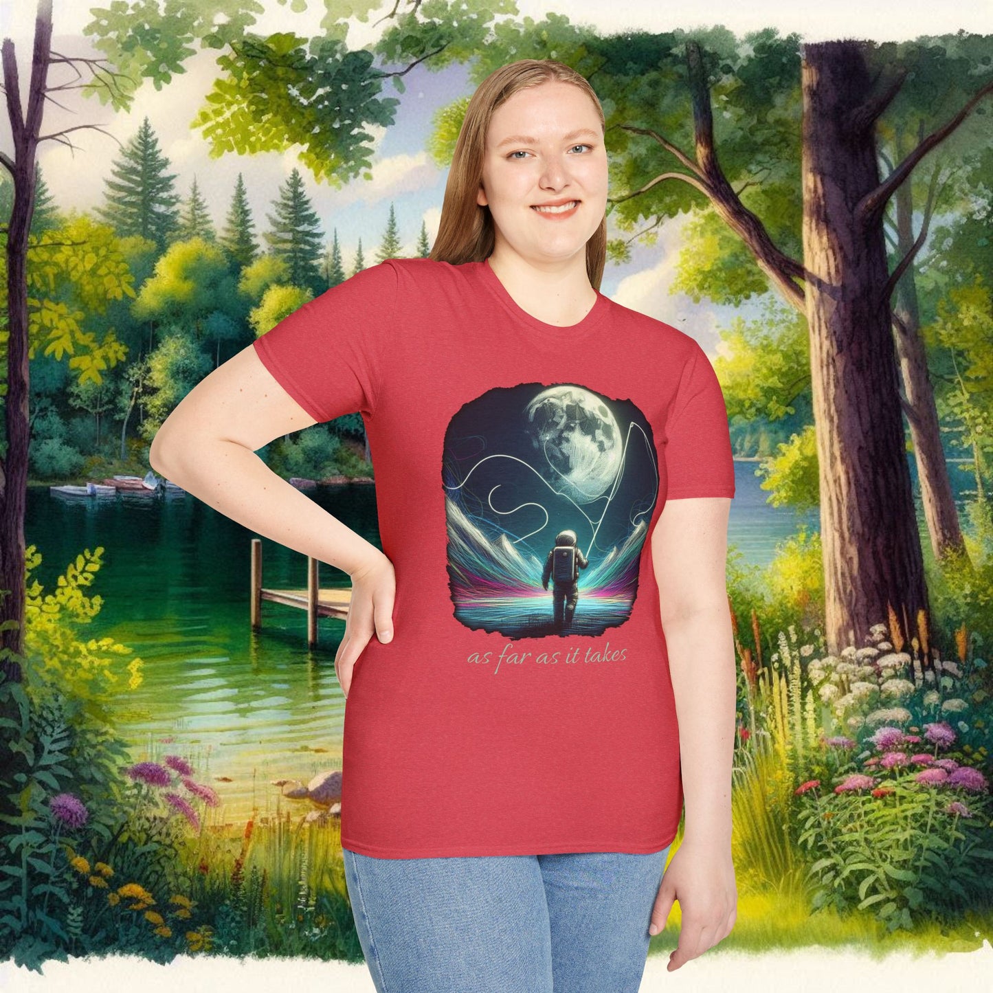 As Far As It Takes Unisex Softstyle T-Shirt