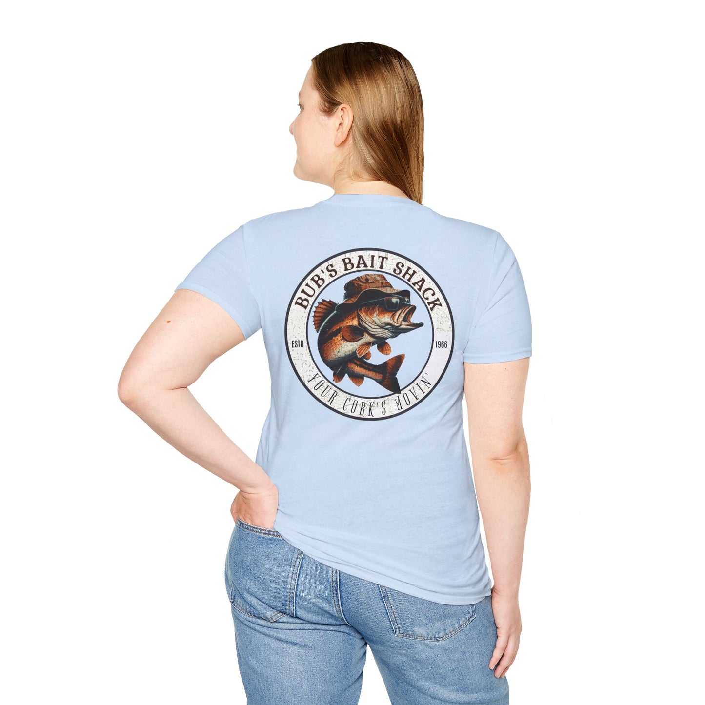 Classic BBS Unisex T-Shirt with Image on Back