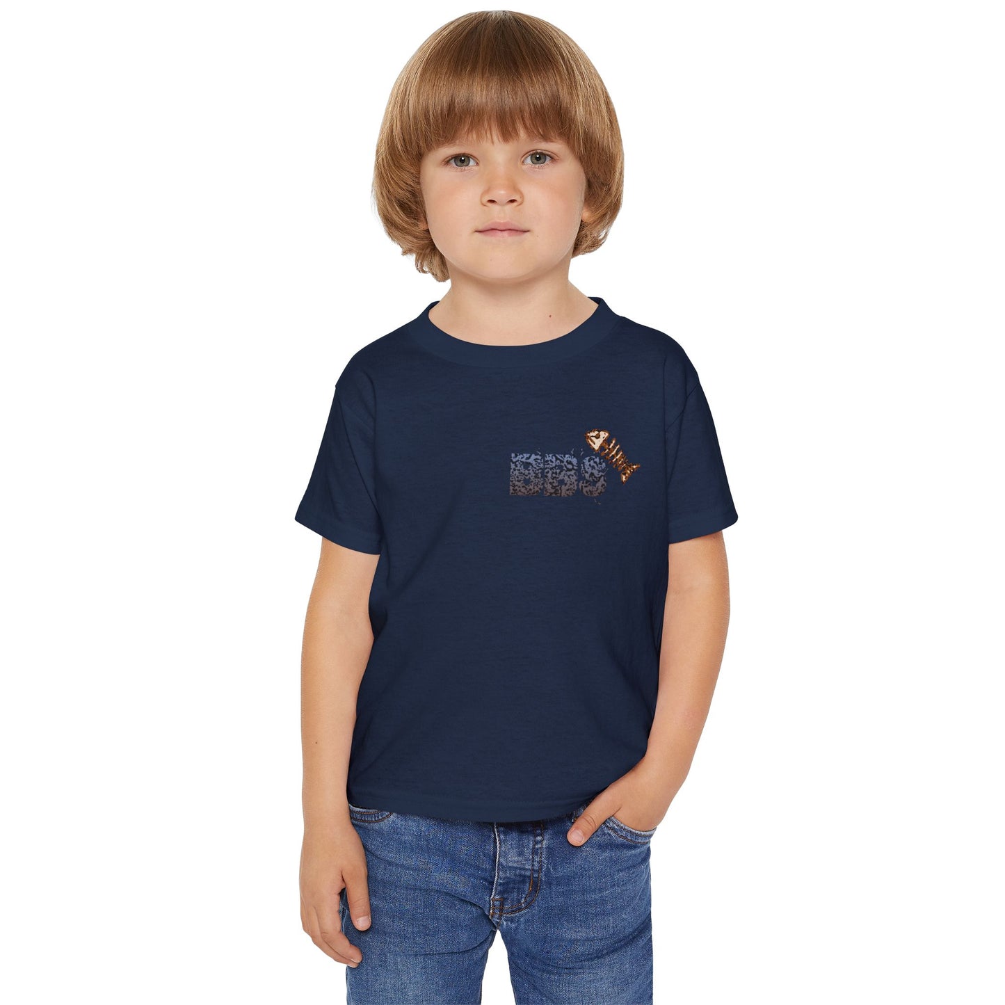 Bub's Bait Shack Heavy Cotton™ Toddler T-shirt with Back Image
