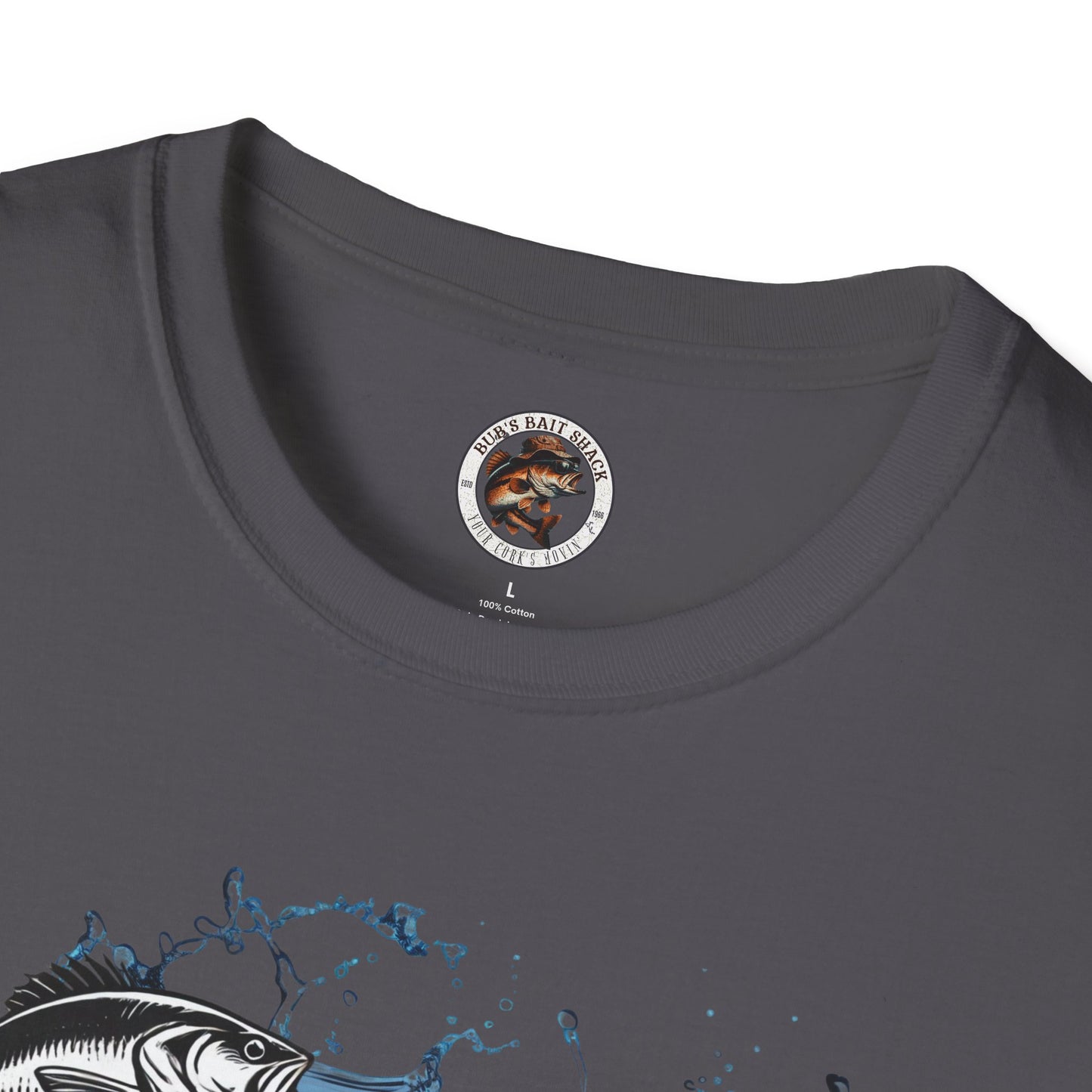 As the Fish Swims T-Shirt BBS Design