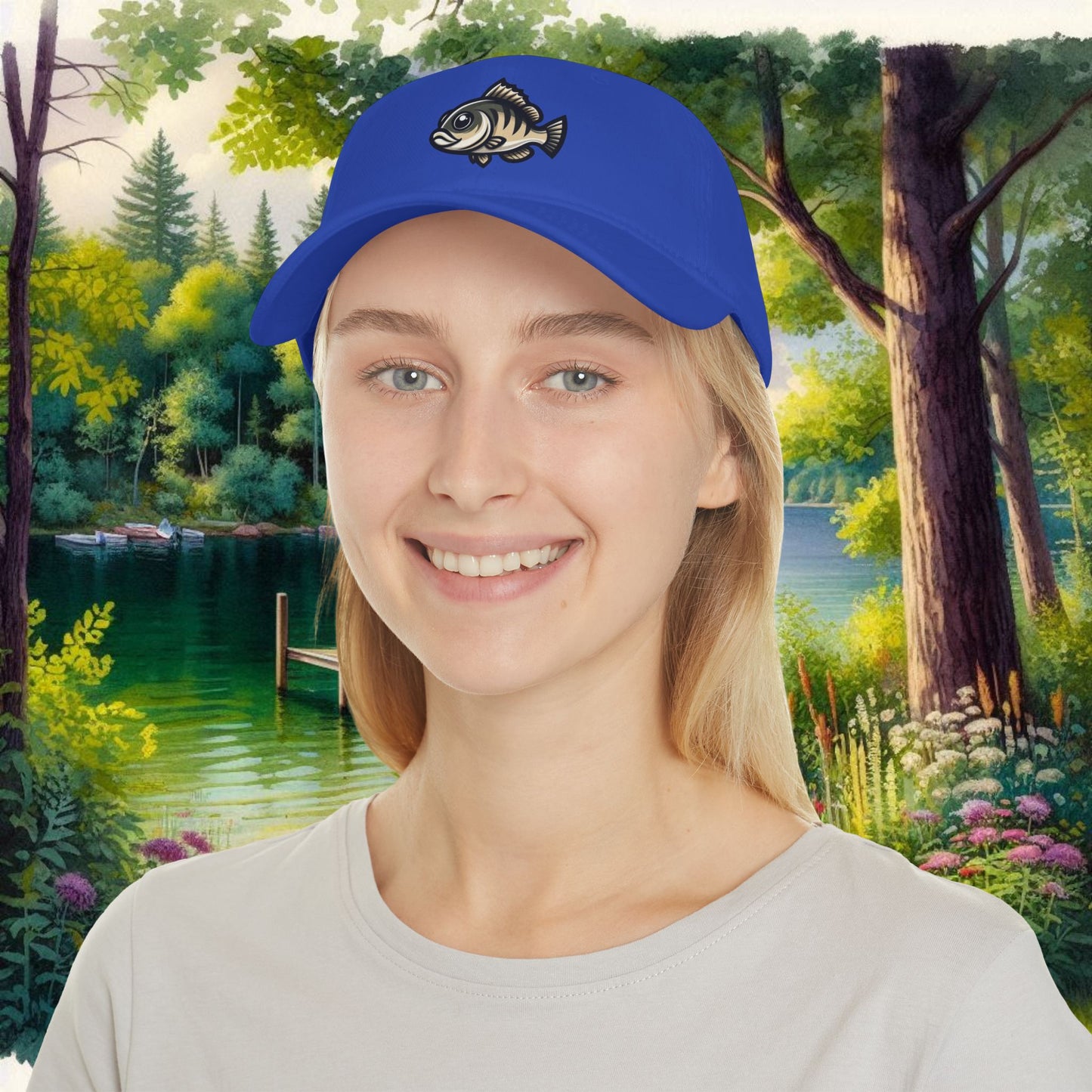 Mascot Bass Low Profile Baseball Cap