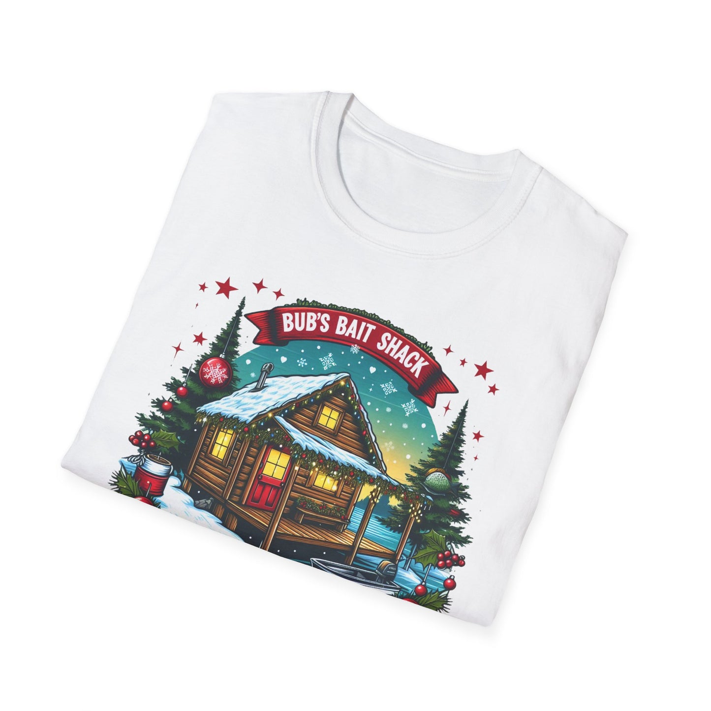 Bub's Bait Shack Merry Christmas T-Shirt - Unisex