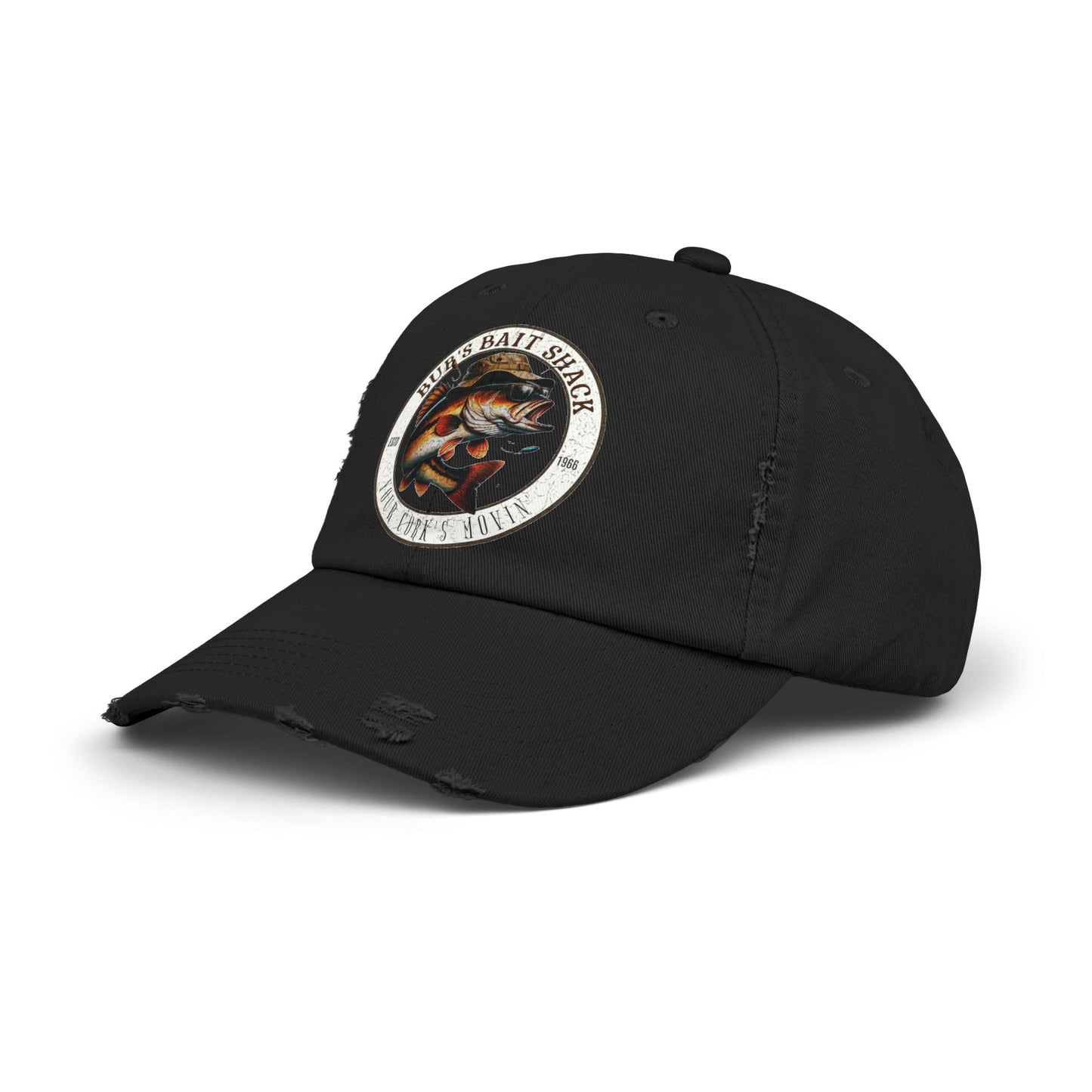 Bub's Bait shack Hat Unisex Distressed Cap