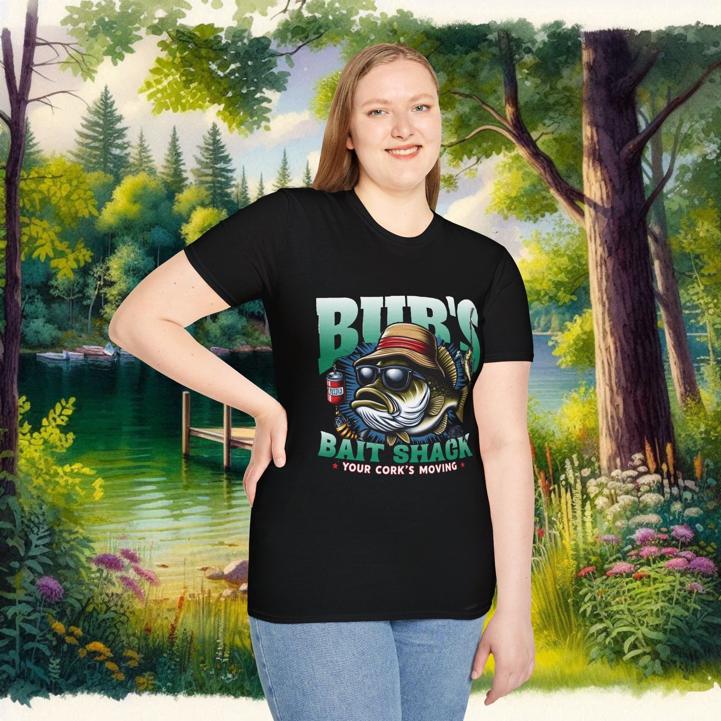 Boss Bass Unisex Softstyle T-Shirt
