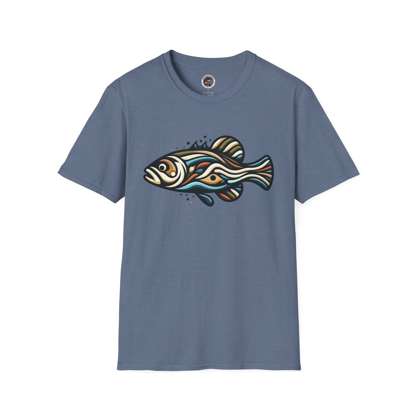 Painted Bass Shirt Unisex Softstyle T-Shirt