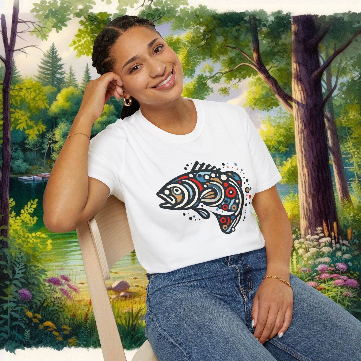Painted Smallmouth Unisex Softstyle T-Shirt