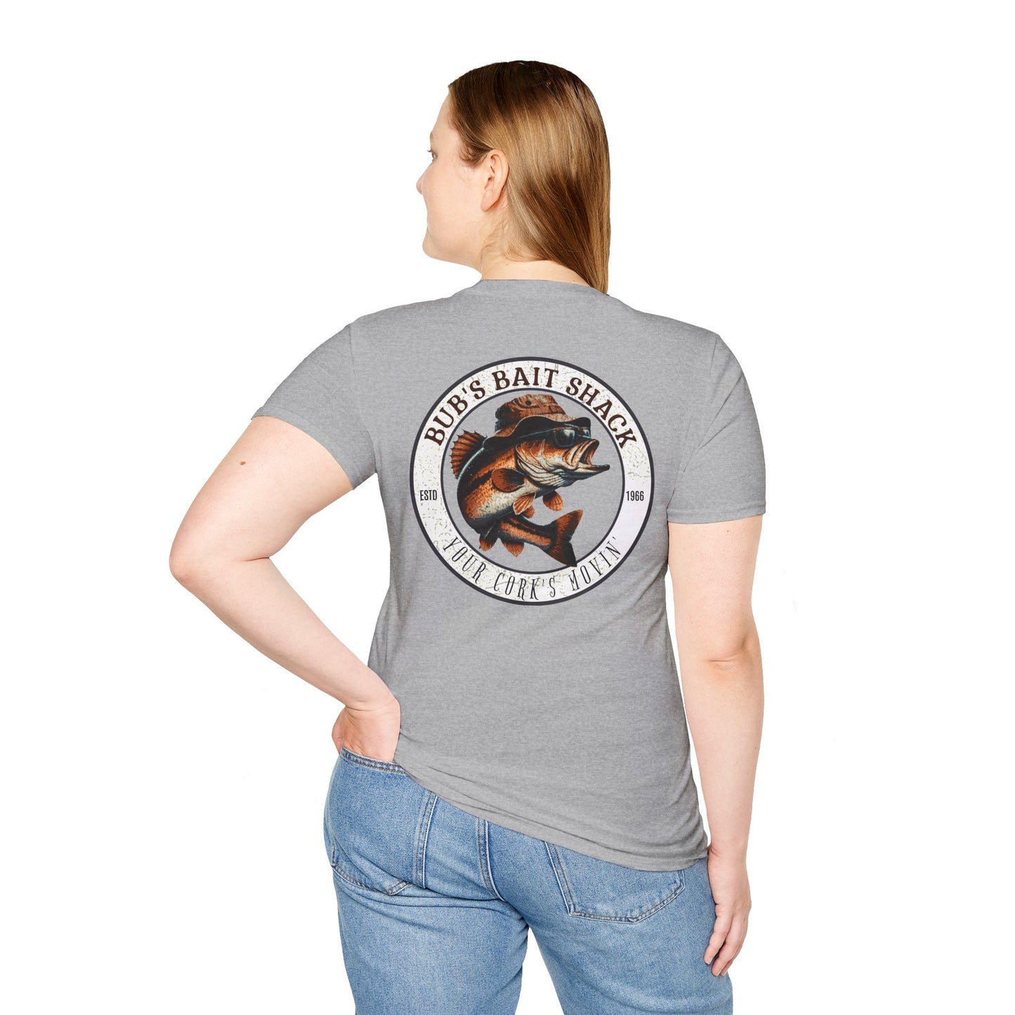 Classic BBS Unisex T-Shirt with Image on Back