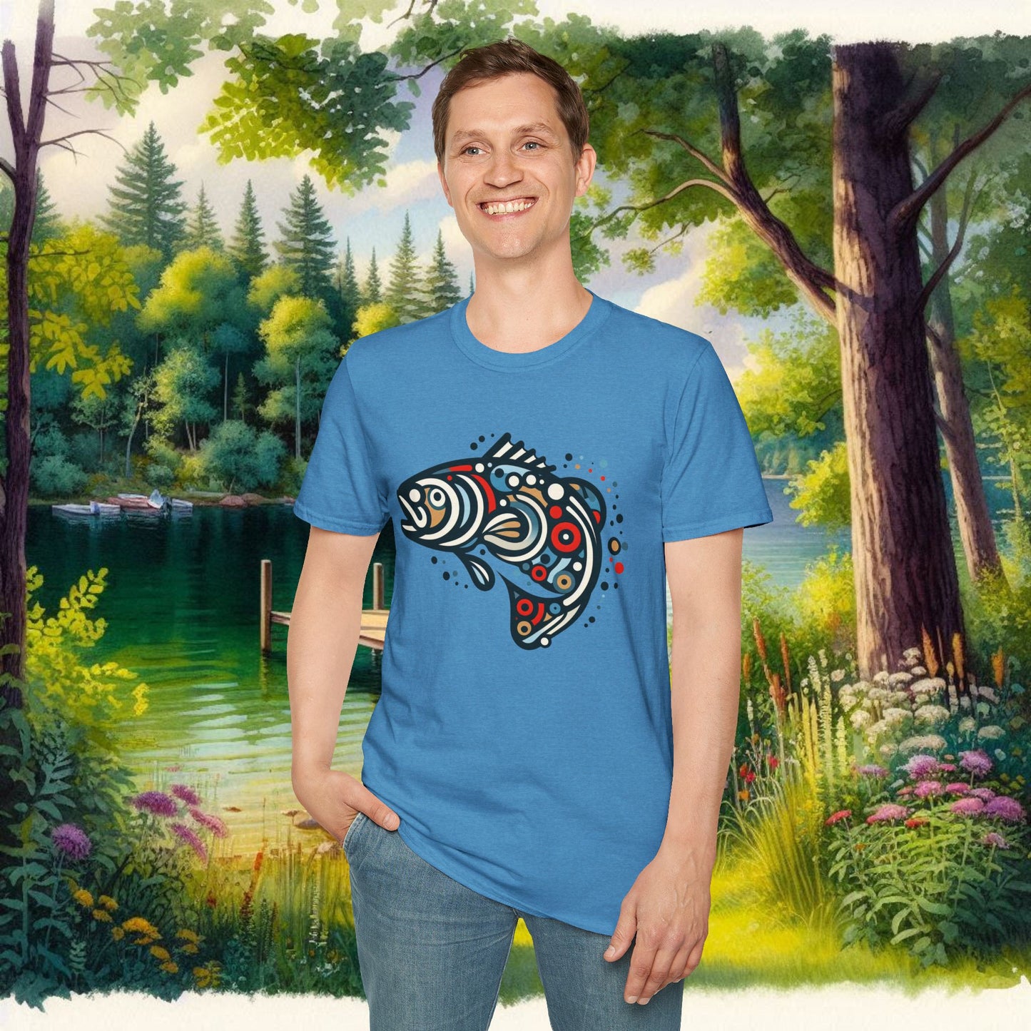 Painted Smallmouth Unisex Softstyle T-Shirt