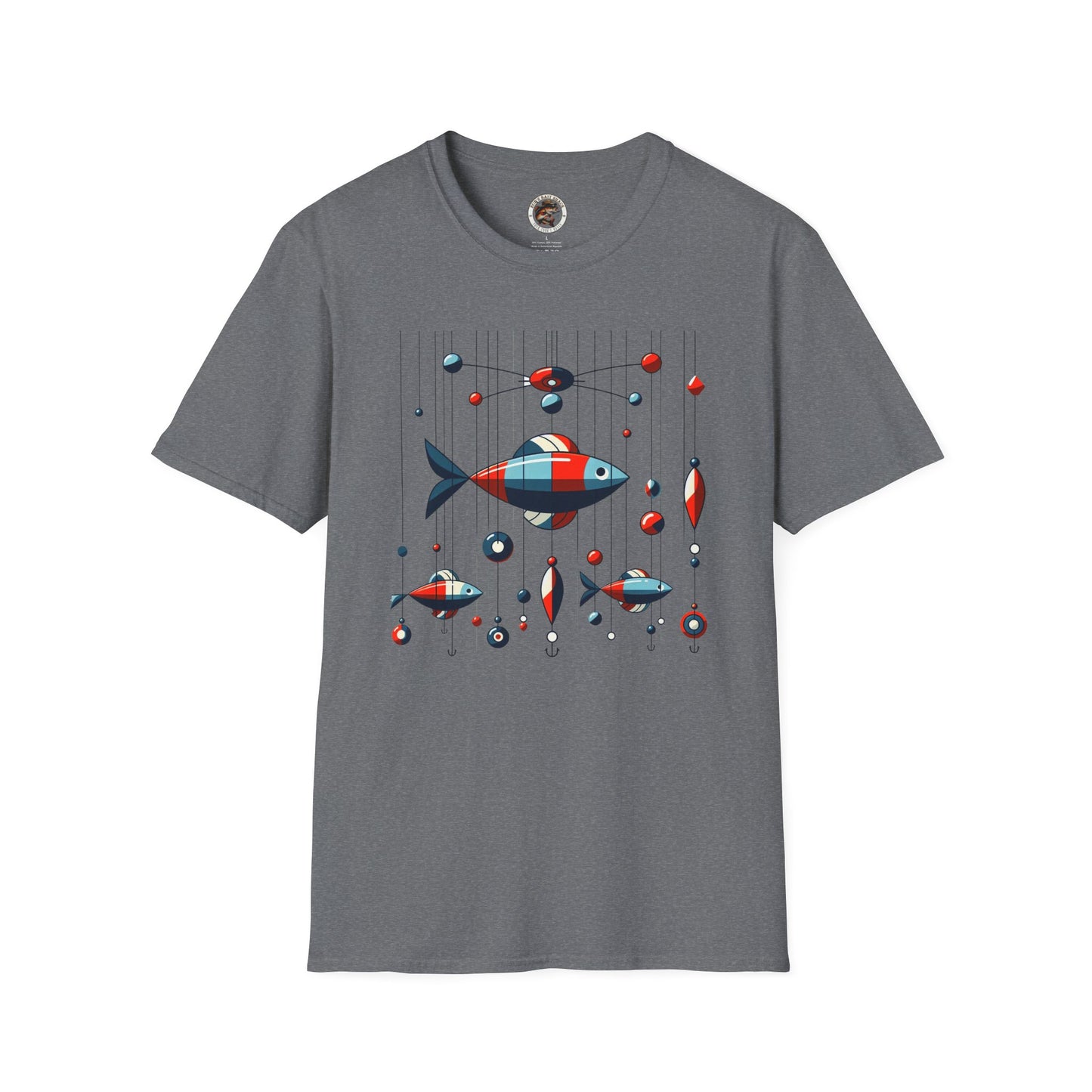 Mobile Fishing Unisex Softstyle T-Shirt