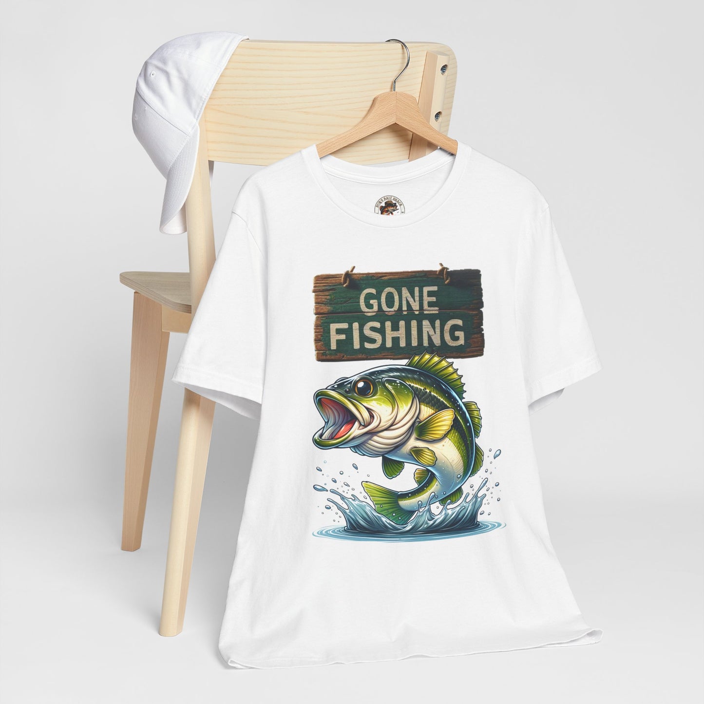 Gone Fishing Unisex Short Sleeve Tee - Perfect for Anglers and Nature Lovers