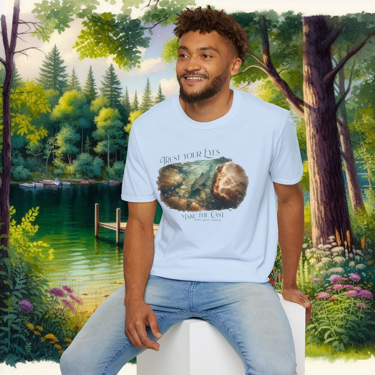 Trust Your Eyes Tee Unisex Softstyle T-Shirt