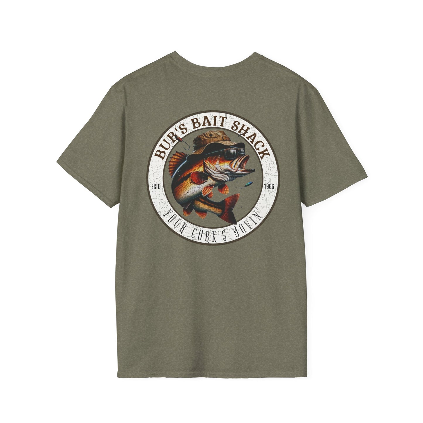 Classic BBS Design Unisex T-Shirt with image on back
