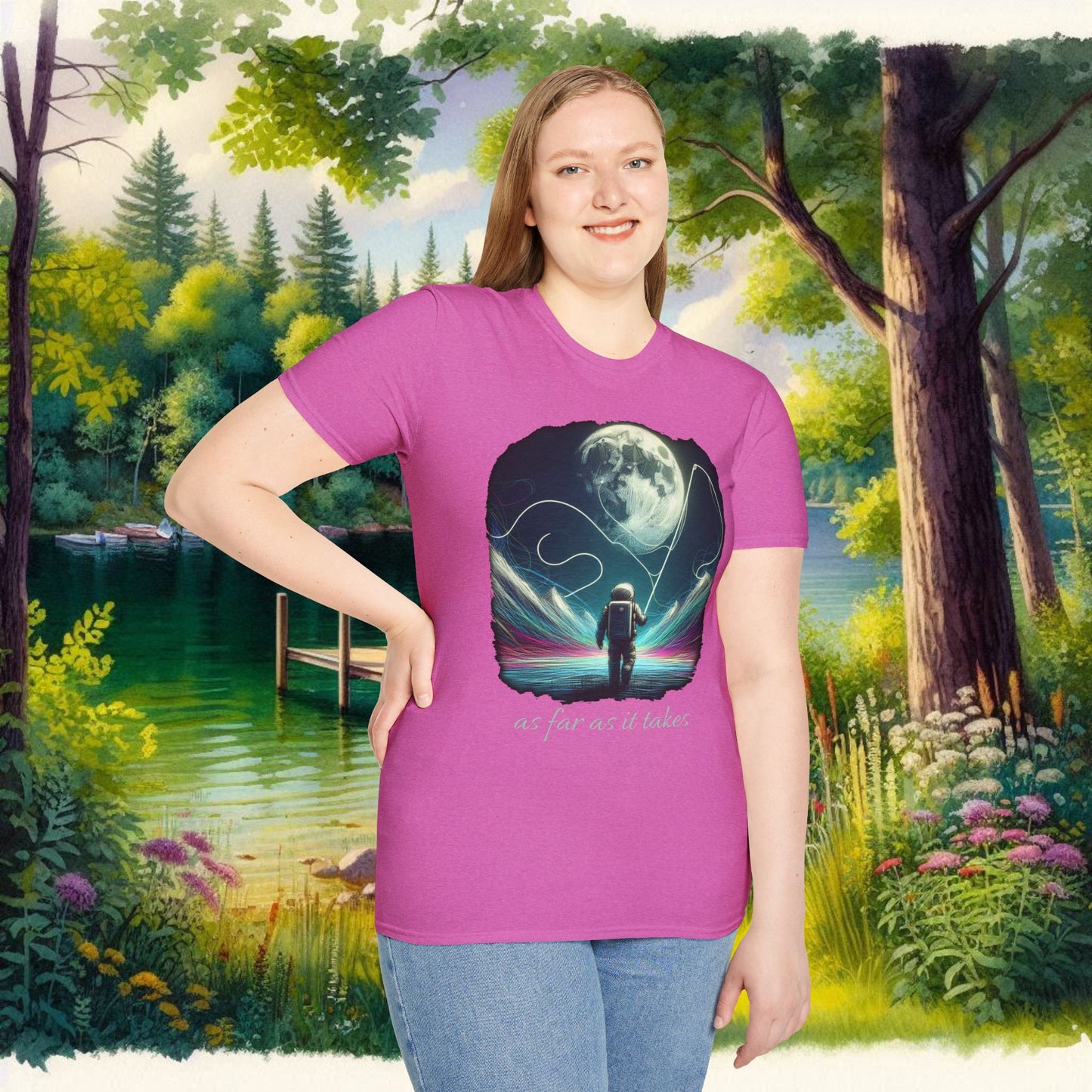 As Far As It Takes Unisex Softstyle T-Shirt