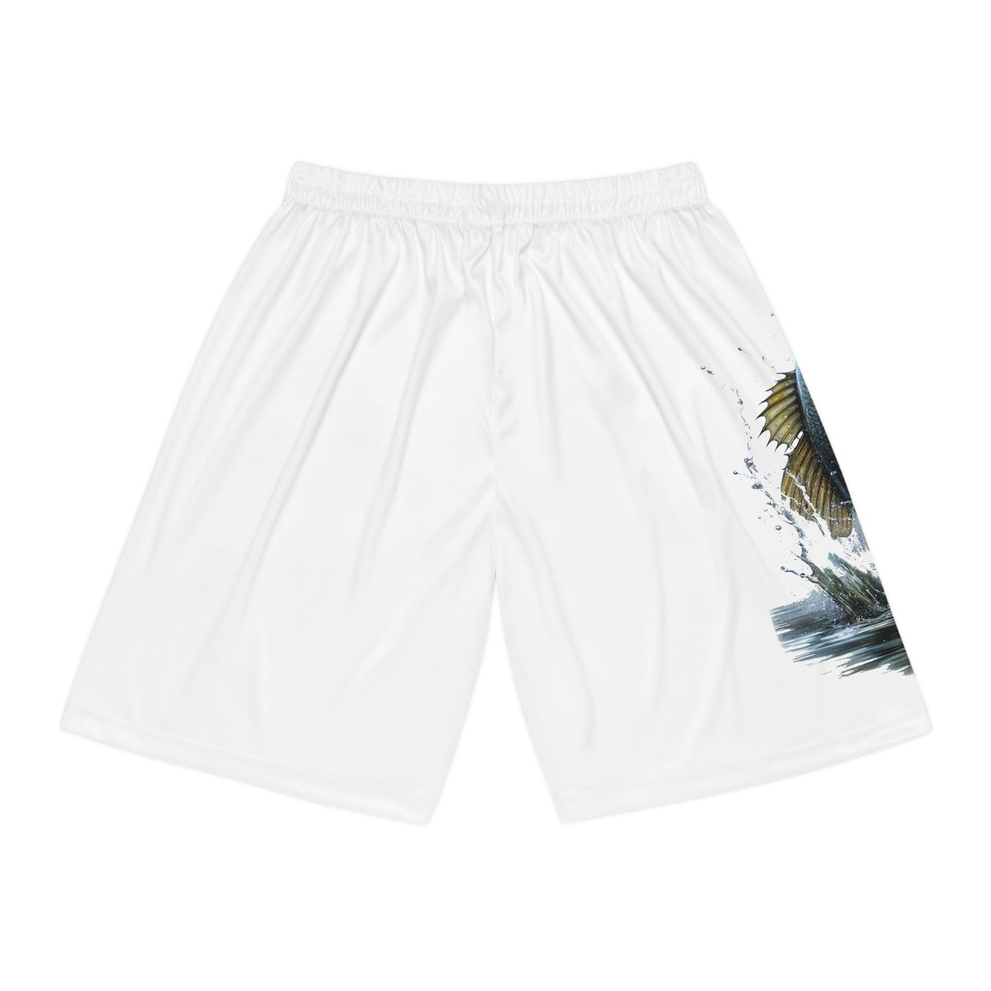 Jumping Bass Basketball Shorts (AOP)