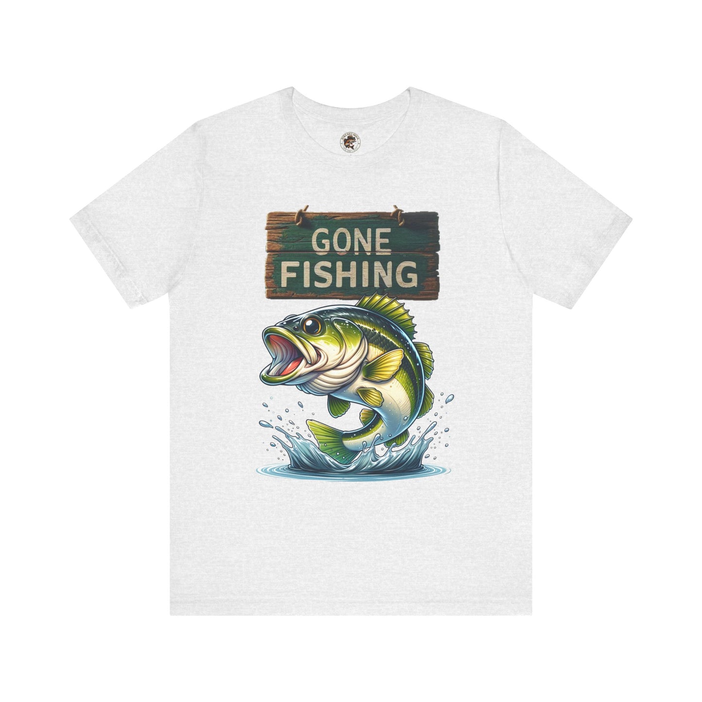 Gone Fishing Unisex Short Sleeve Tee - Perfect for Anglers and Nature Lovers