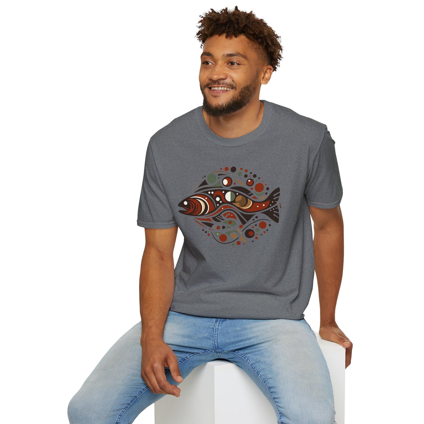 Brown Trout Calder Tee Unisex Softstyle T-Shirt