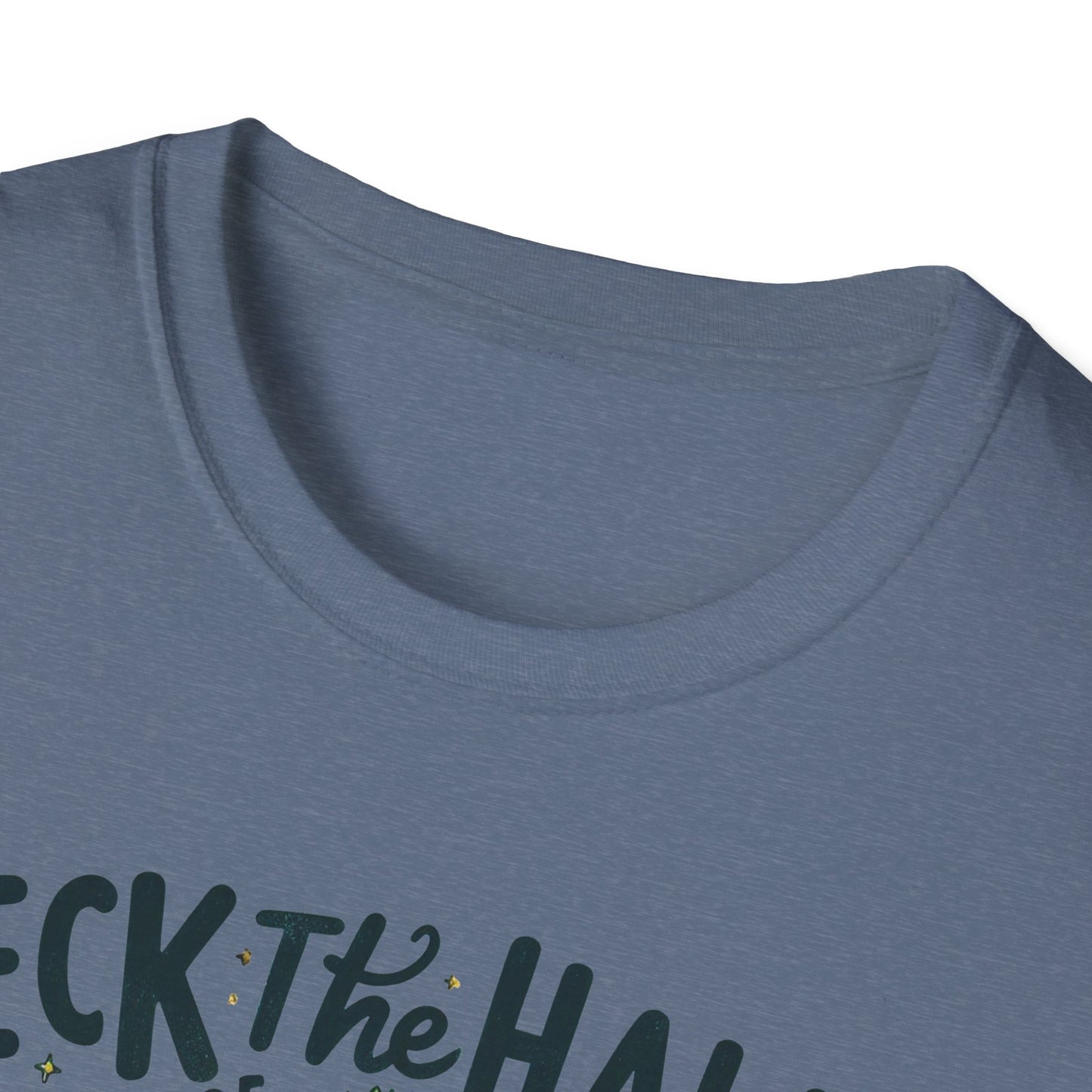 Christmas Tee - Unisex Softstyle T-Shirt - Deck the Halls Bub's Bait Shack
