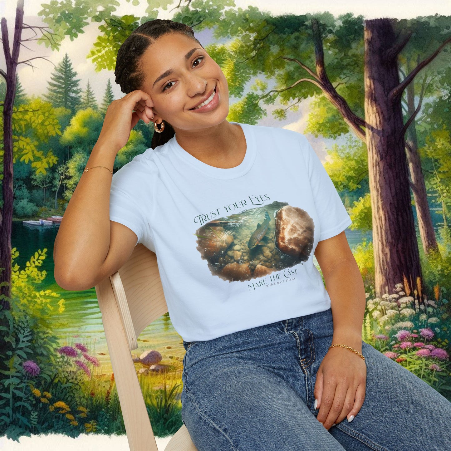 Trust Your Eyes Tee Unisex Softstyle T-Shirt