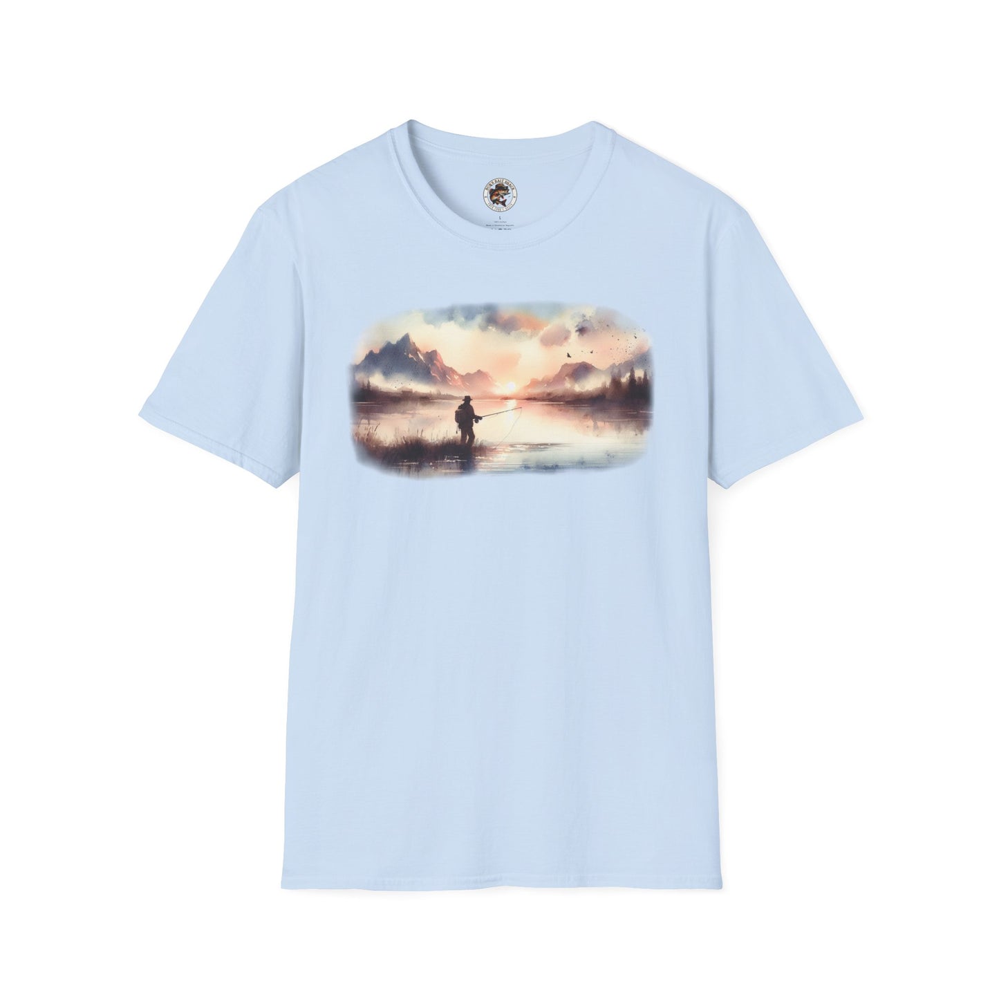 Alone Fishing Tee Unisex Softstyle T-Shirt