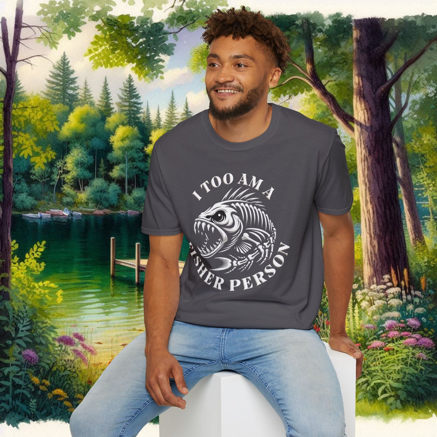 Fisher Person Unisex Softstyle T-Shirt