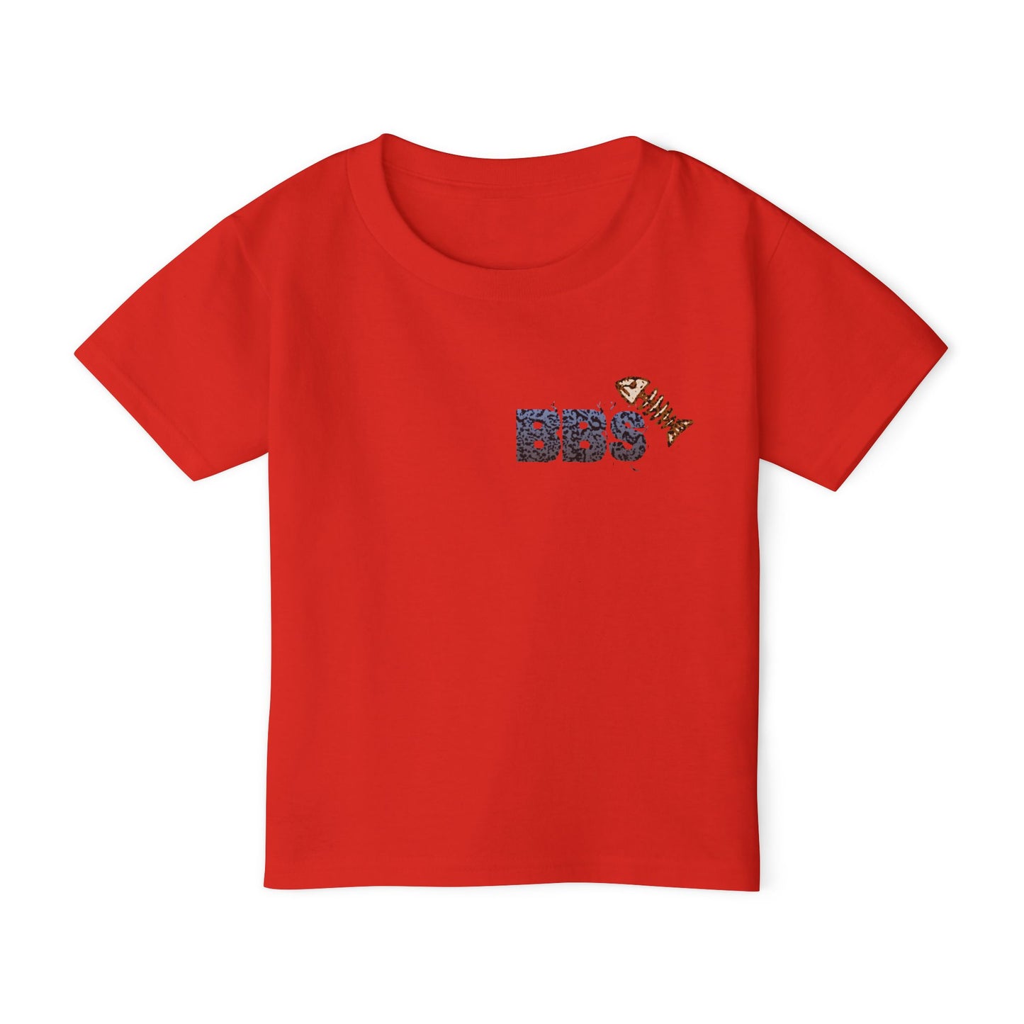 Bub's Bait Shack Heavy Cotton™ Toddler T-shirt with Back Image