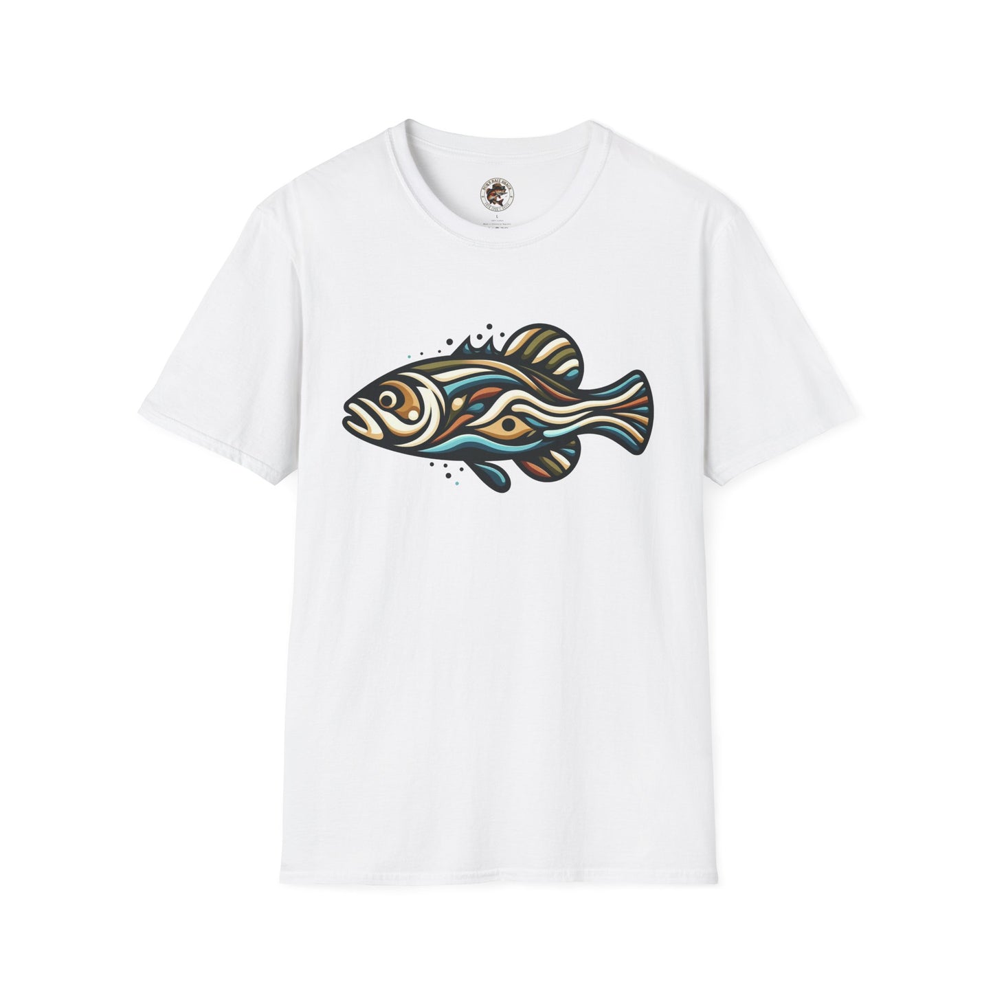 Painted Bass Shirt Unisex Softstyle T-Shirt