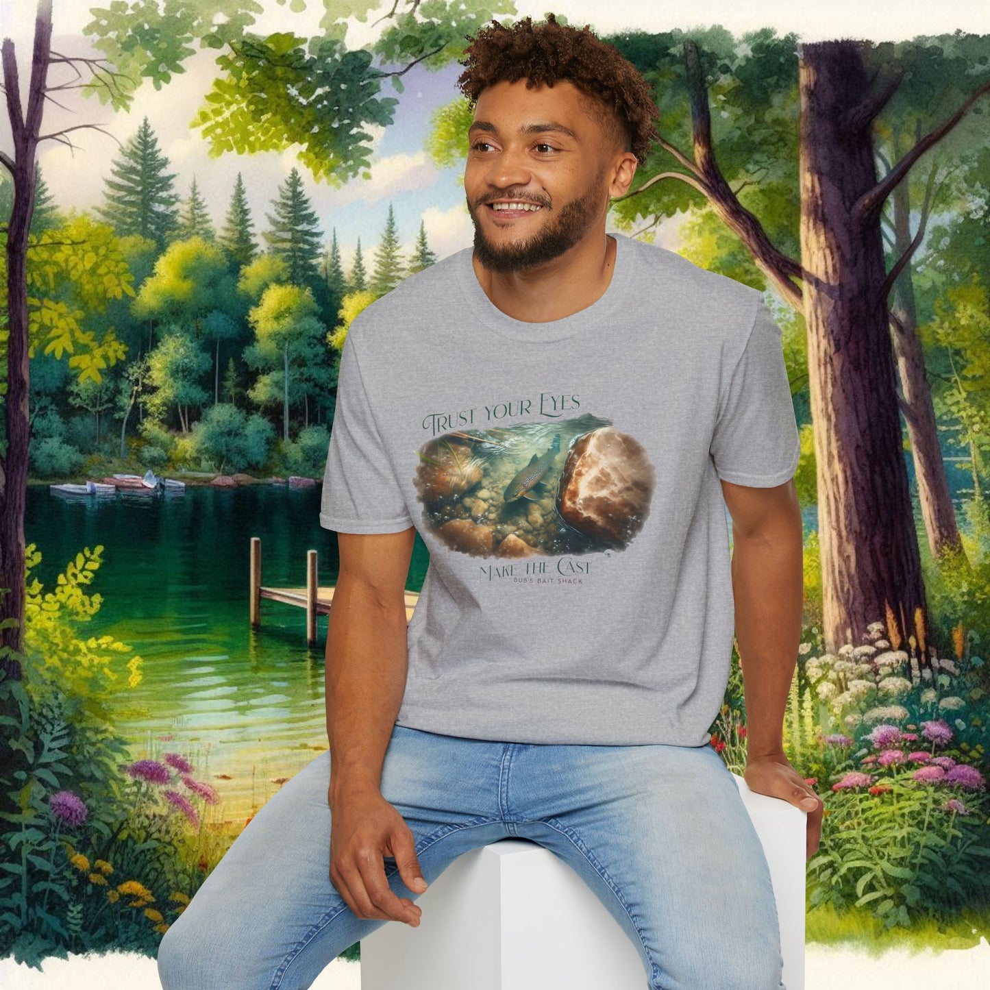 Trust Your Eyes Tee Unisex Softstyle T-Shirt