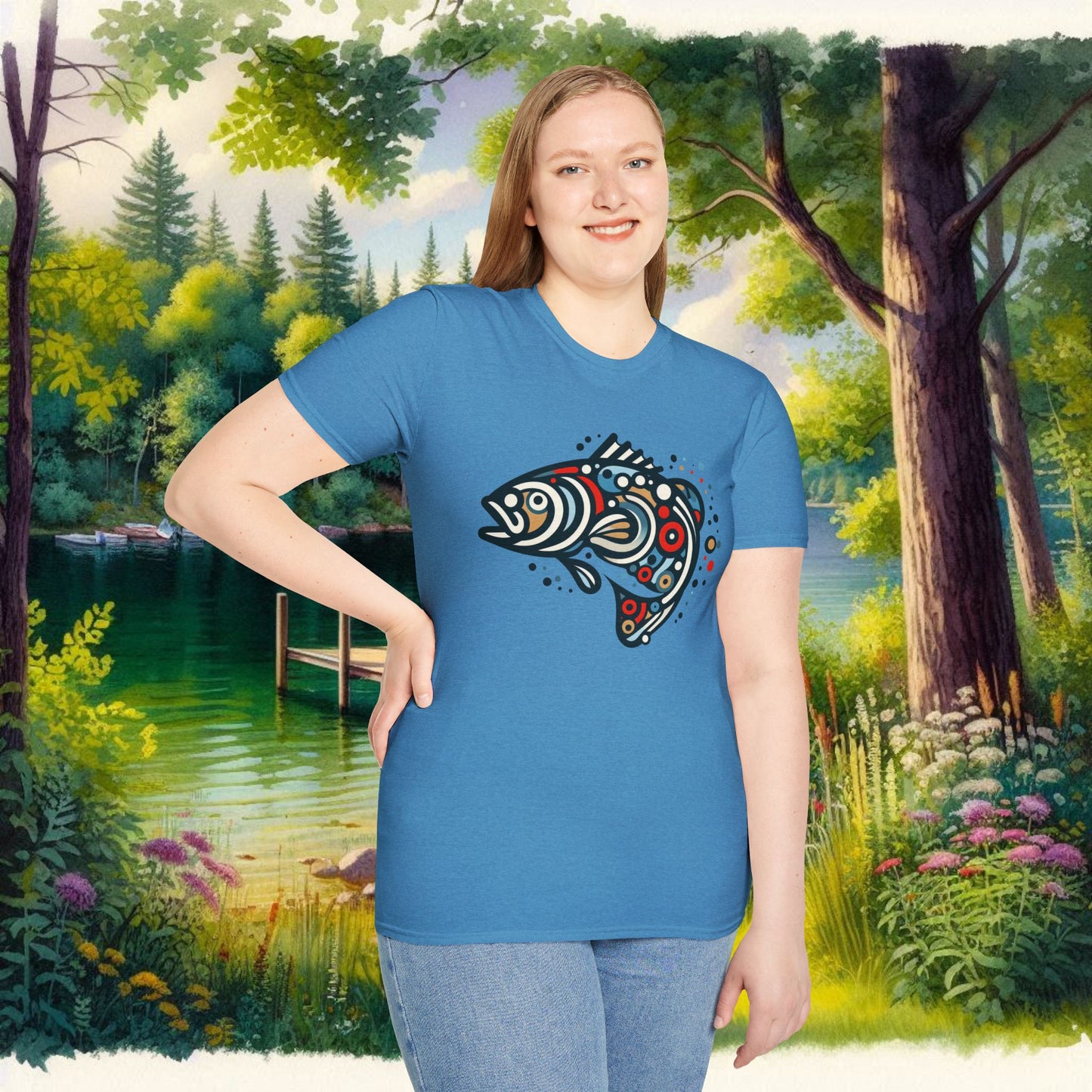 Painted Smallmouth Unisex Softstyle T-Shirt