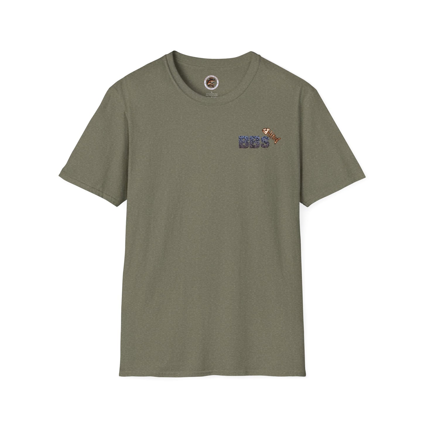 Classic BBS Unisex T-Shirt with Image on Back