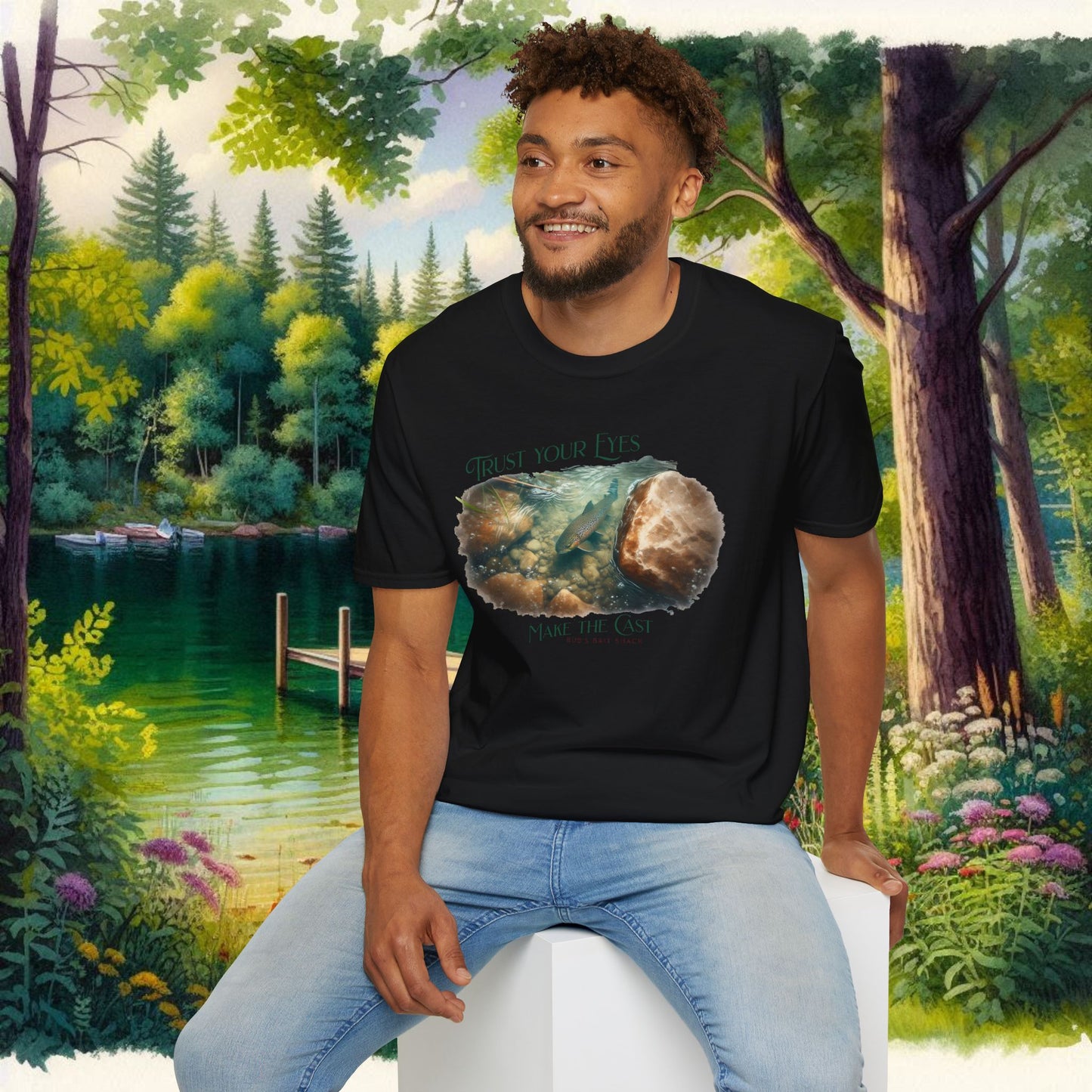 Trust Your Eyes Tee Unisex Softstyle T-Shirt