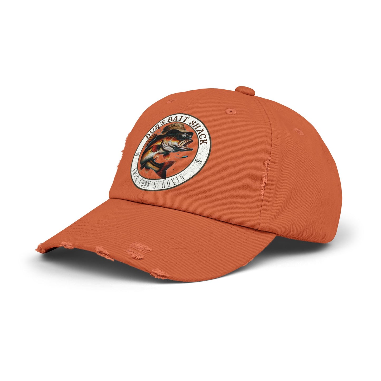 Bub's Bait shack Hat Unisex Distressed Cap