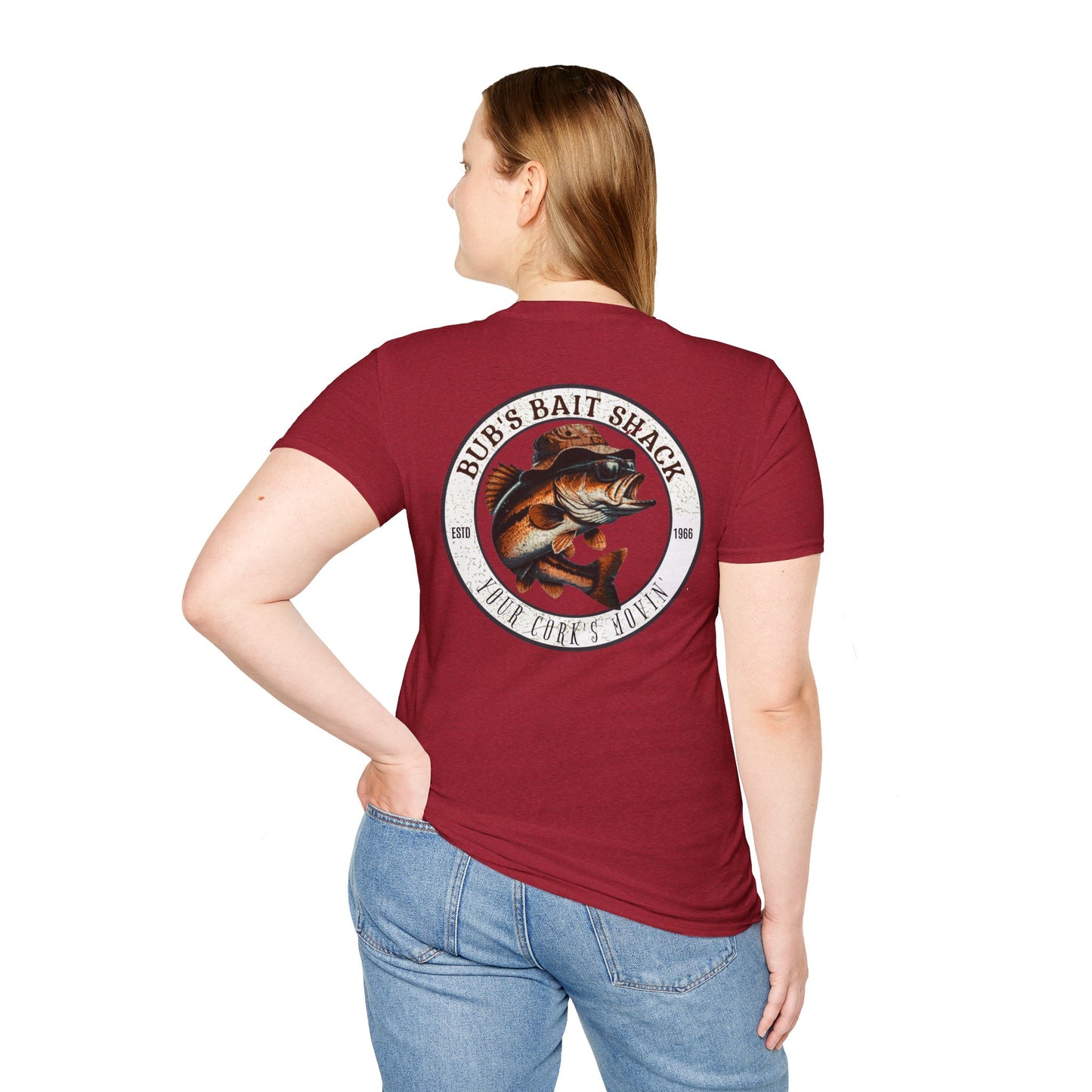 Classic BBS Unisex T-Shirt with Image on Back
