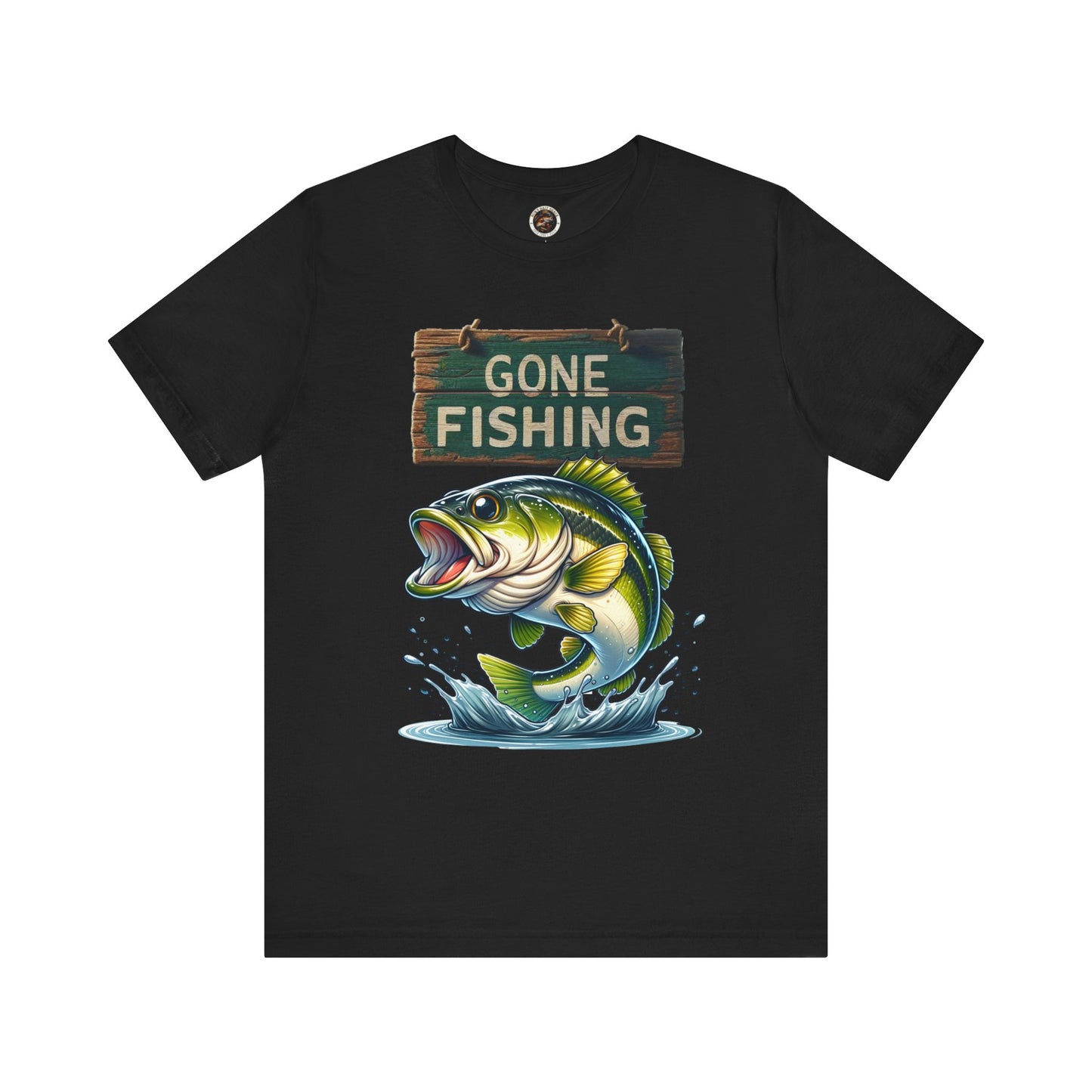 Gone Fishing Unisex Short Sleeve Tee - Perfect for Anglers and Nature Lovers
