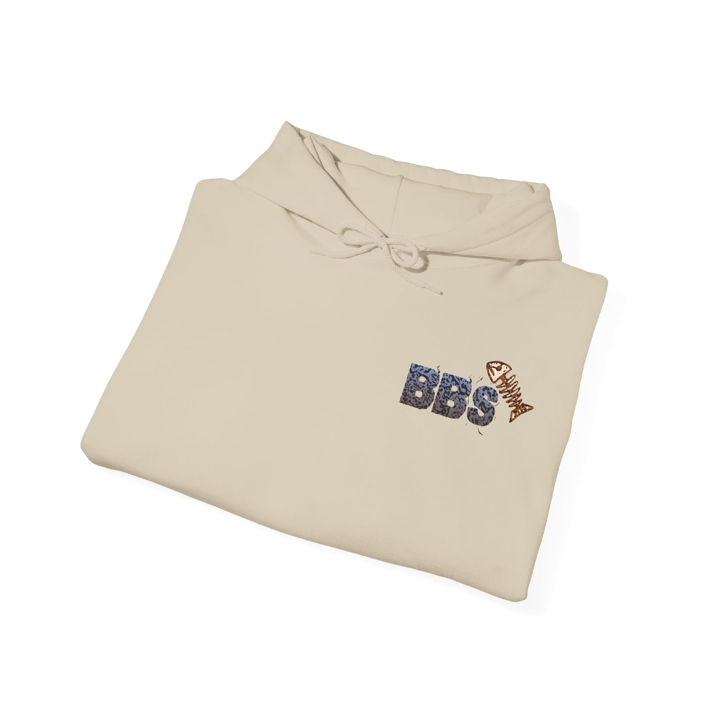 BBS Winter Bass Heavy Blend™ Hooded Sweatshirt with image on back