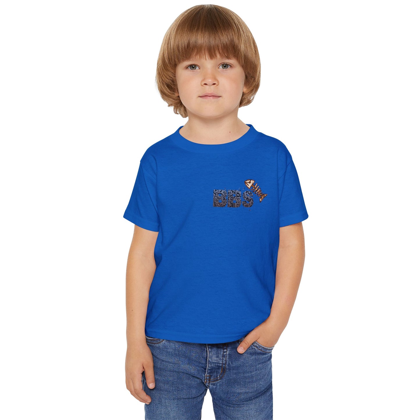 Bub's Bait Shack Heavy Cotton™ Toddler T-shirt with Back Image