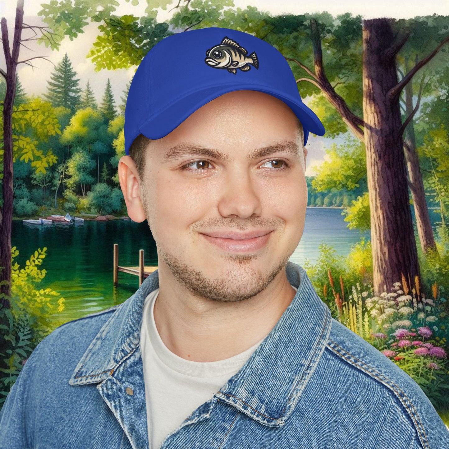 Mascot Bass Low Profile Baseball Cap