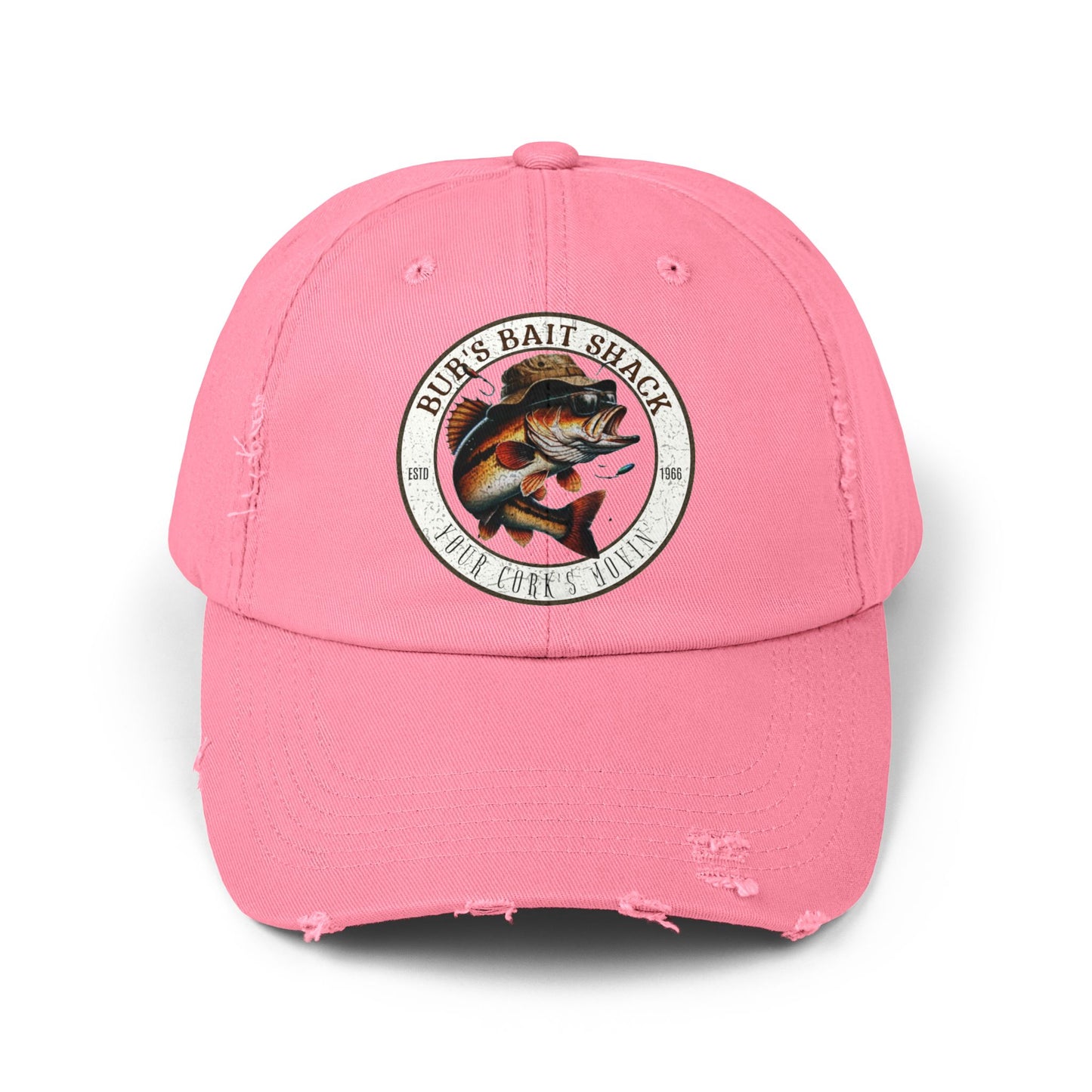 Bub's Bait shack Hat Unisex Distressed Cap
