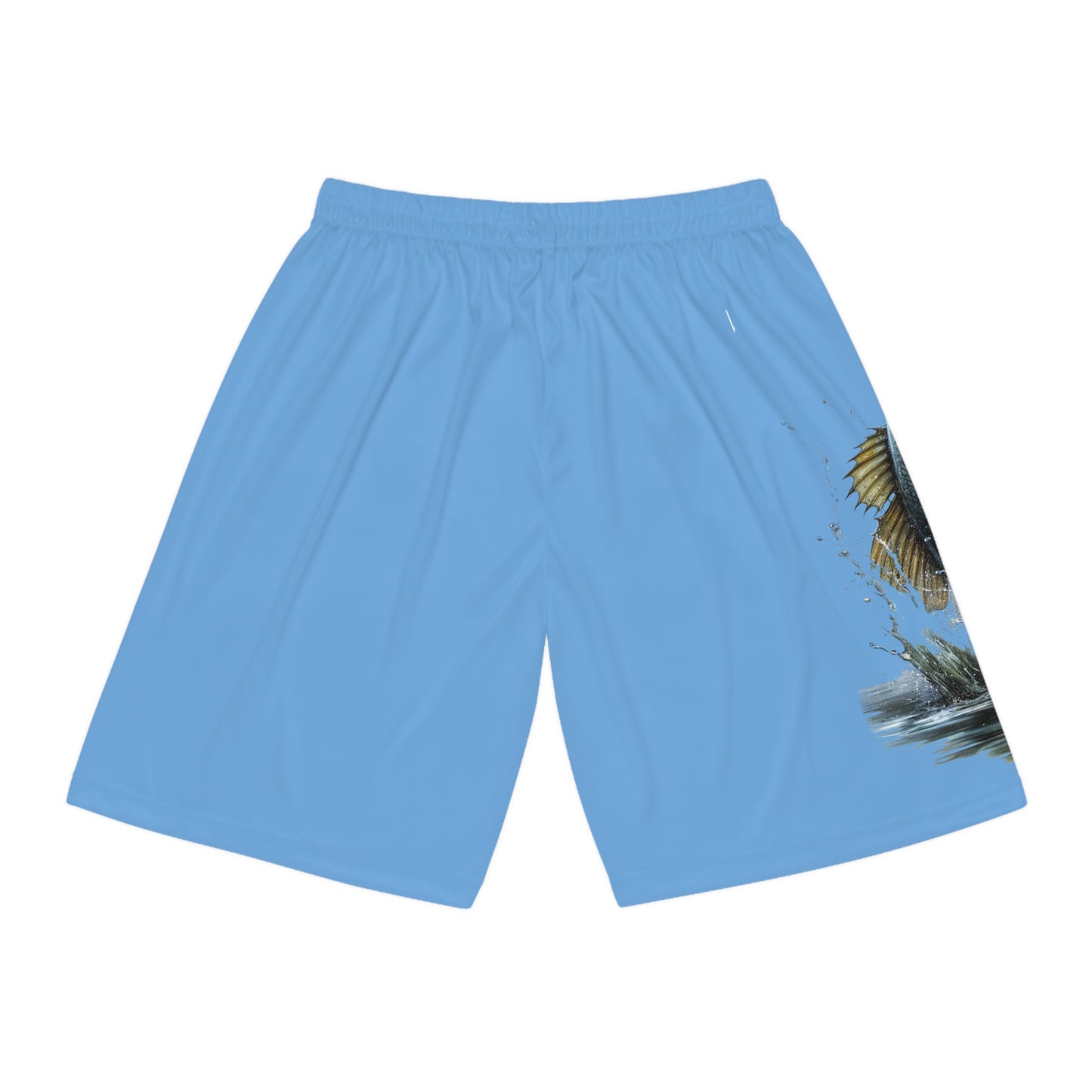 Jumping Bass Basketball Shorts (AOP)