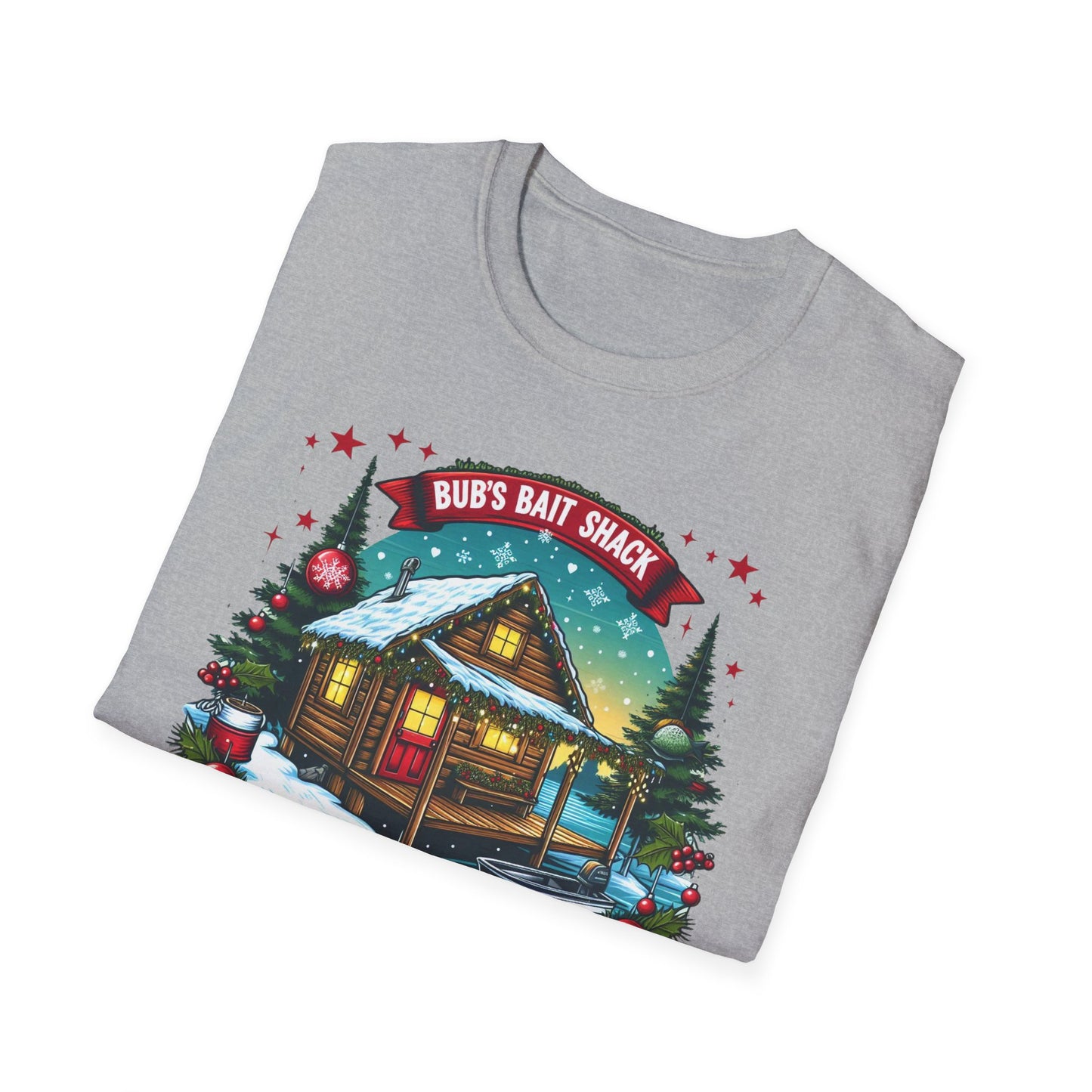 Bub's Bait Shack Merry Christmas T-Shirt - Unisex