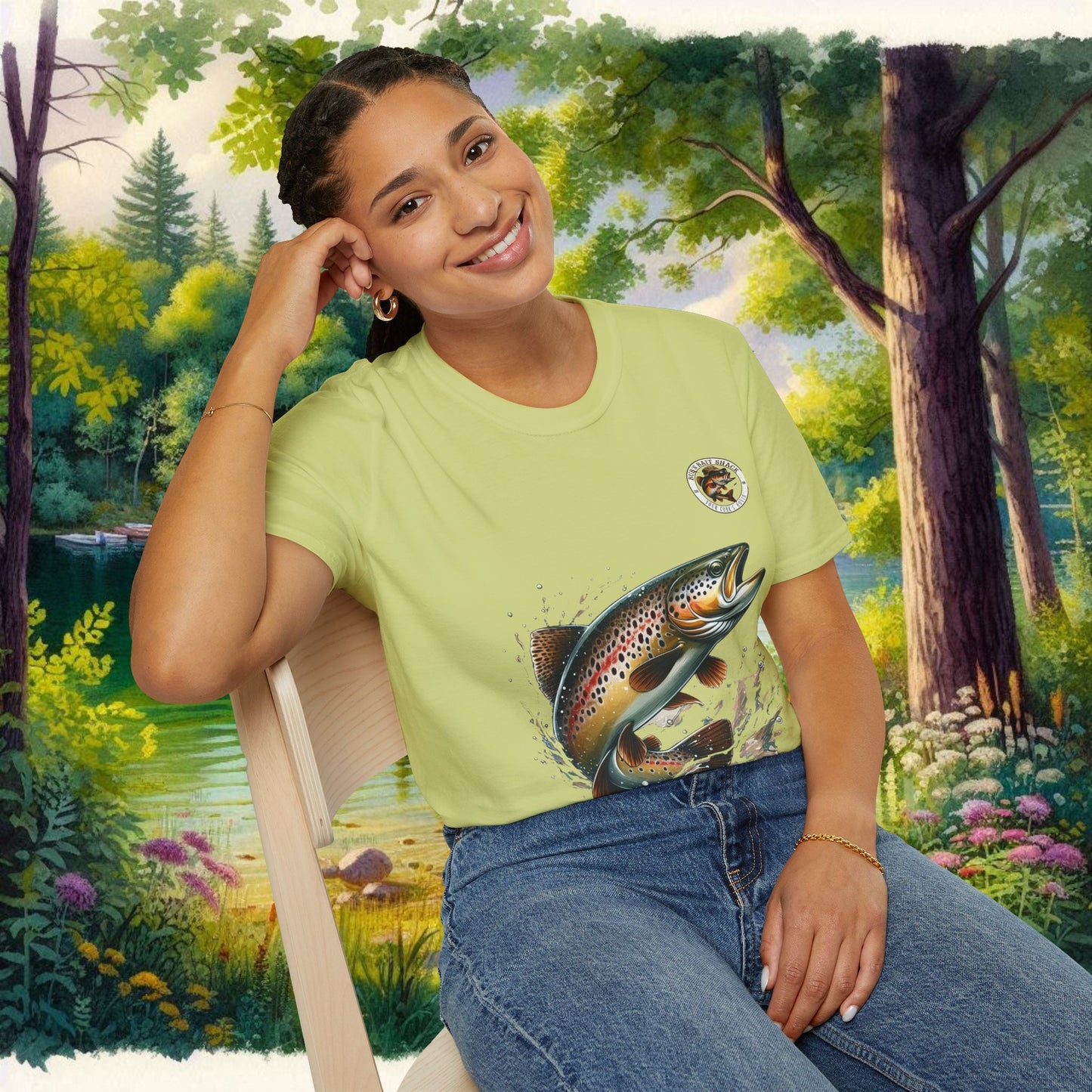Rainbow Trout BBS Unisex Softstyle T-Shirt