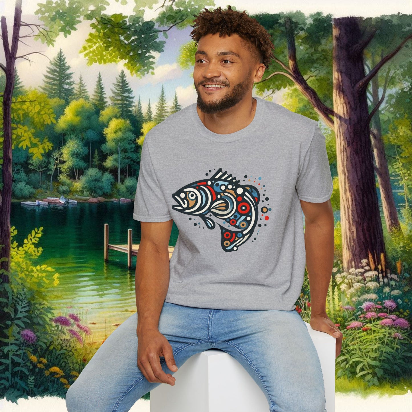 Painted Smallmouth Unisex Softstyle T-Shirt