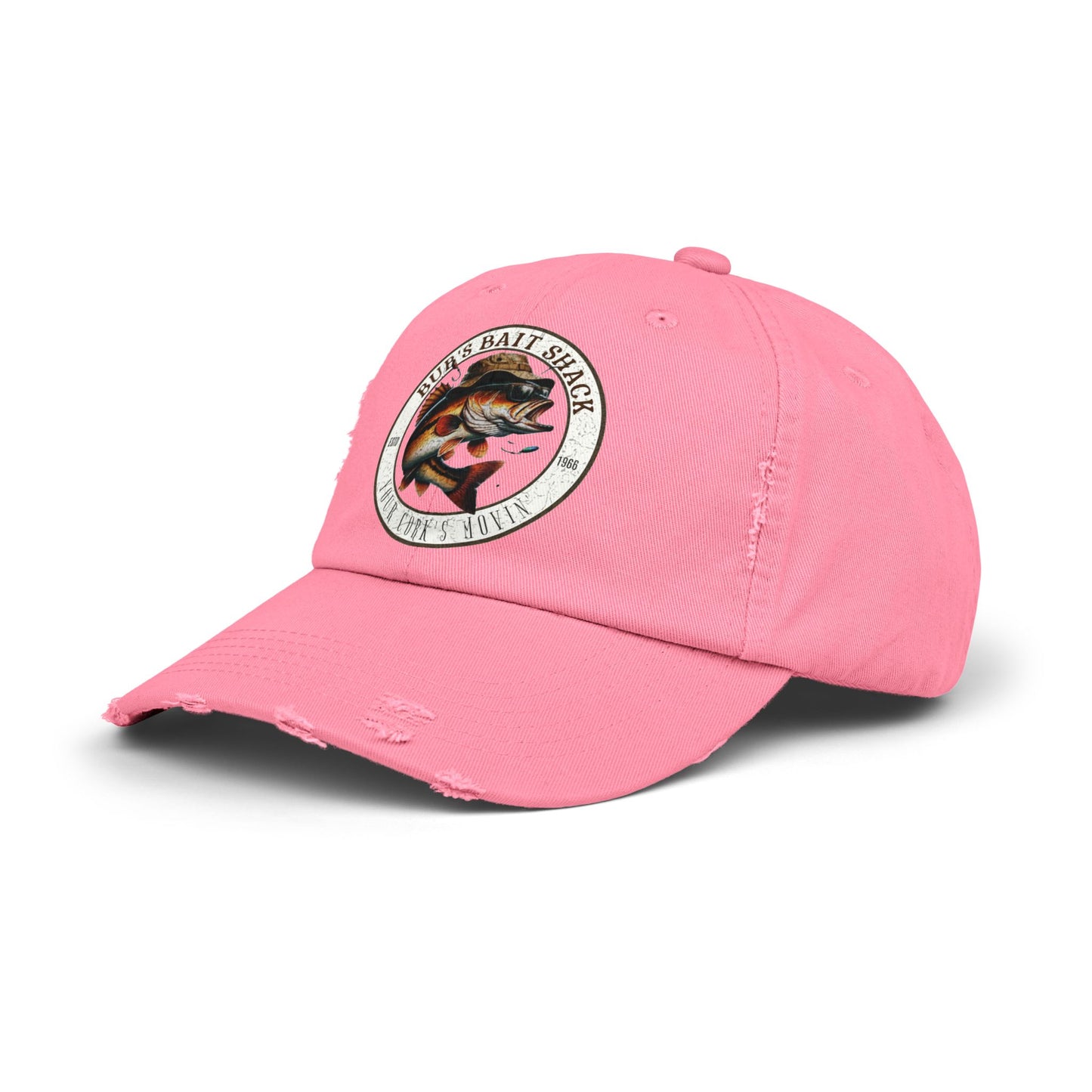 Bub's Bait shack Hat Unisex Distressed Cap