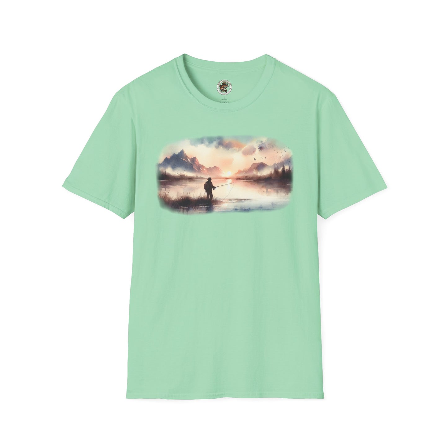 Alone Fishing Tee Unisex Softstyle T-Shirt