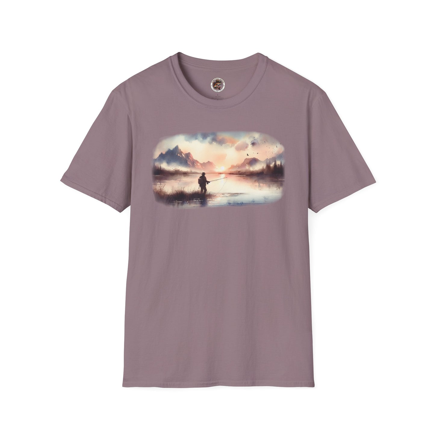 Alone Fishing Tee Unisex Softstyle T-Shirt