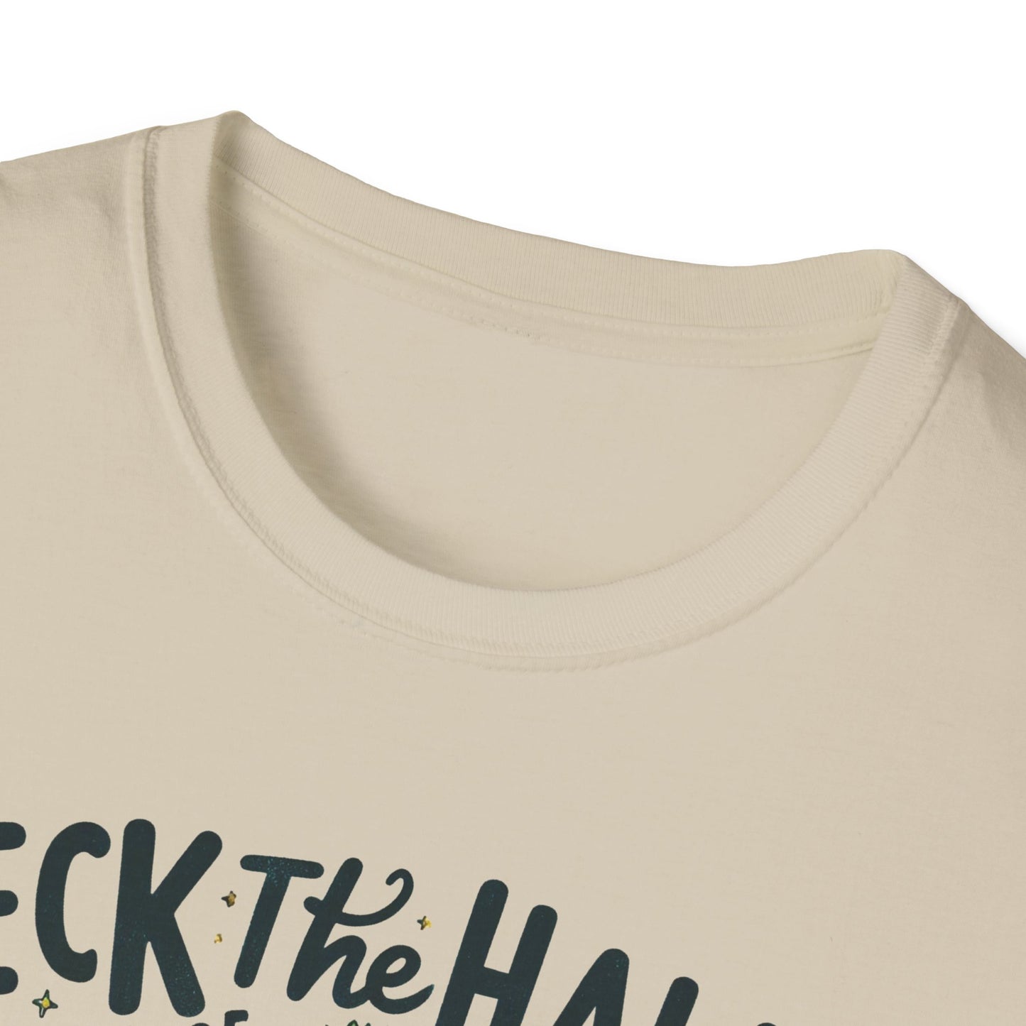 Christmas Tee - Unisex Softstyle T-Shirt - Deck the Halls Bub's Bait Shack