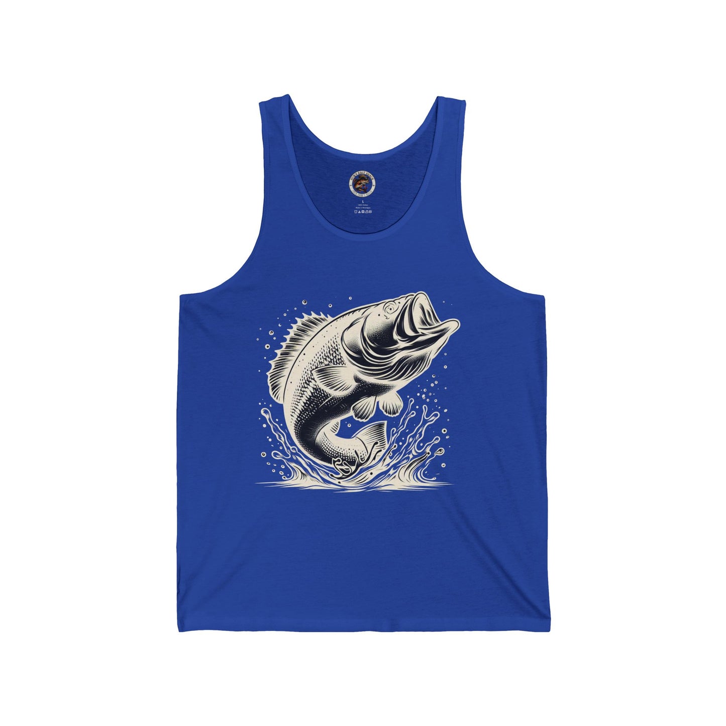 White Fish Unisex Jersey Tank