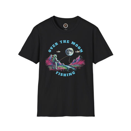 Fishing T-Shirt - Over the Moon Fishing Tee