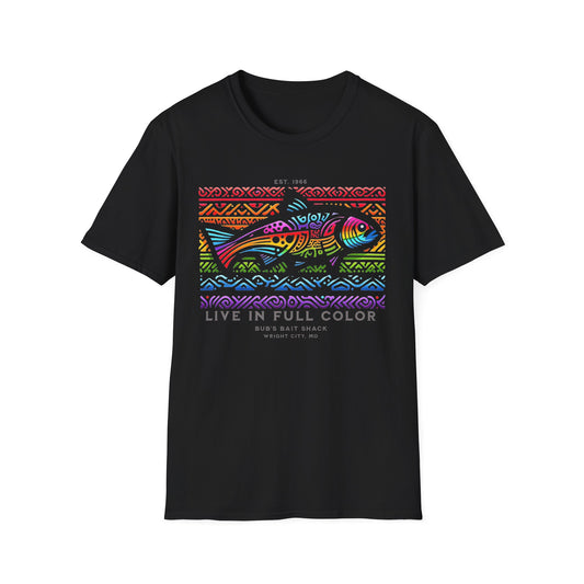 Live in Full Color      Unisex Softstyle T-Shirt